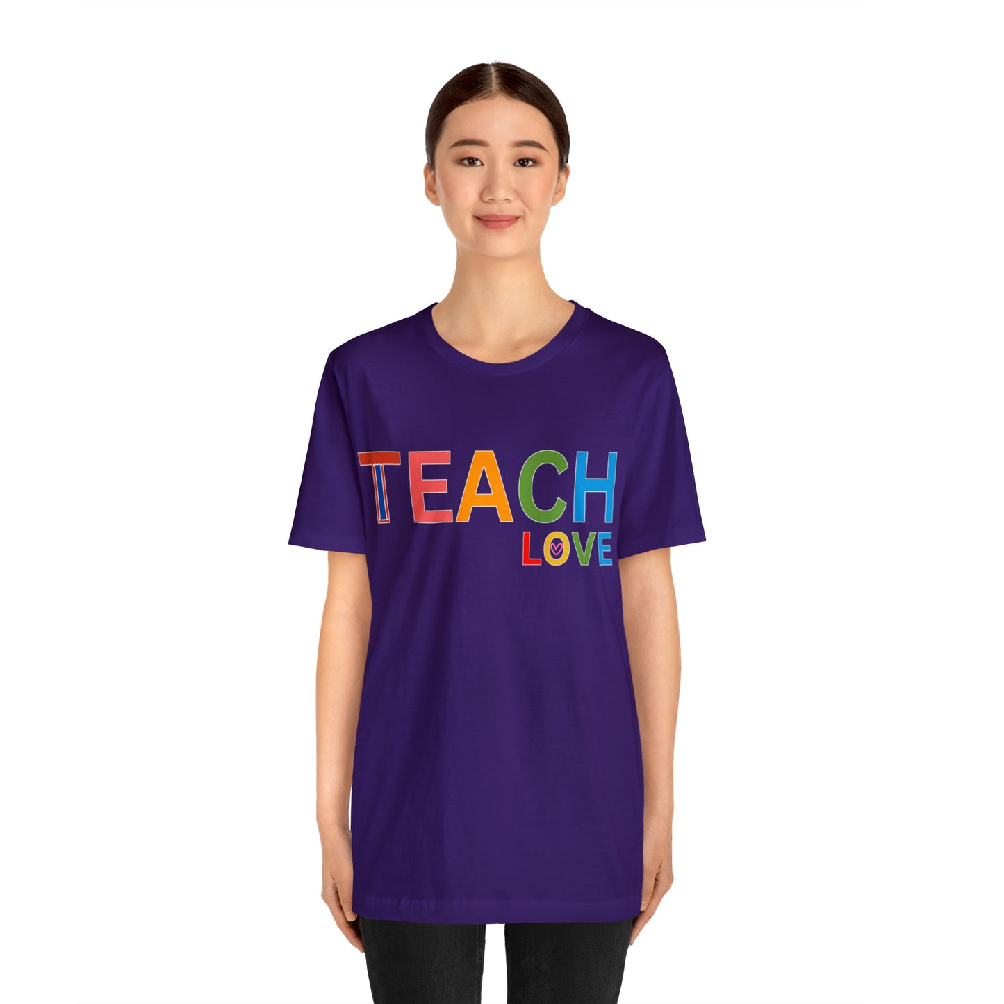 I Teach Love Shirt, Teacher Shirt, Teacher Appreciation Gift for Teachers