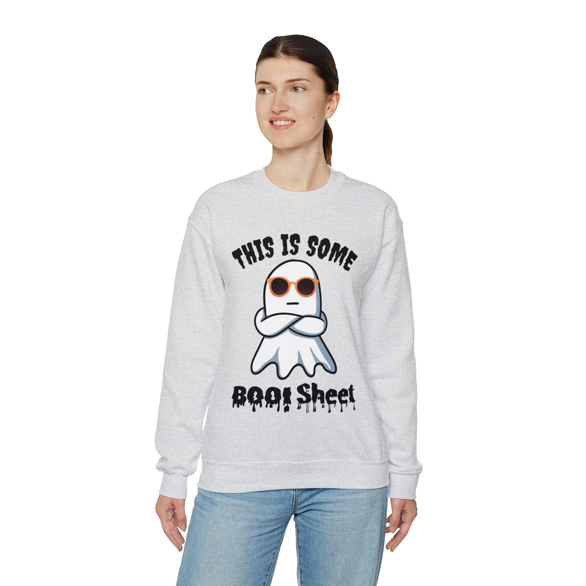 This Is Some Boo Sheet Funny HalloweenSweatshirt Funny Halloween Costume Spooky Season Tee Boo Ghost Sweatshirt Gift for Birthday Christmas - Giftsmojo