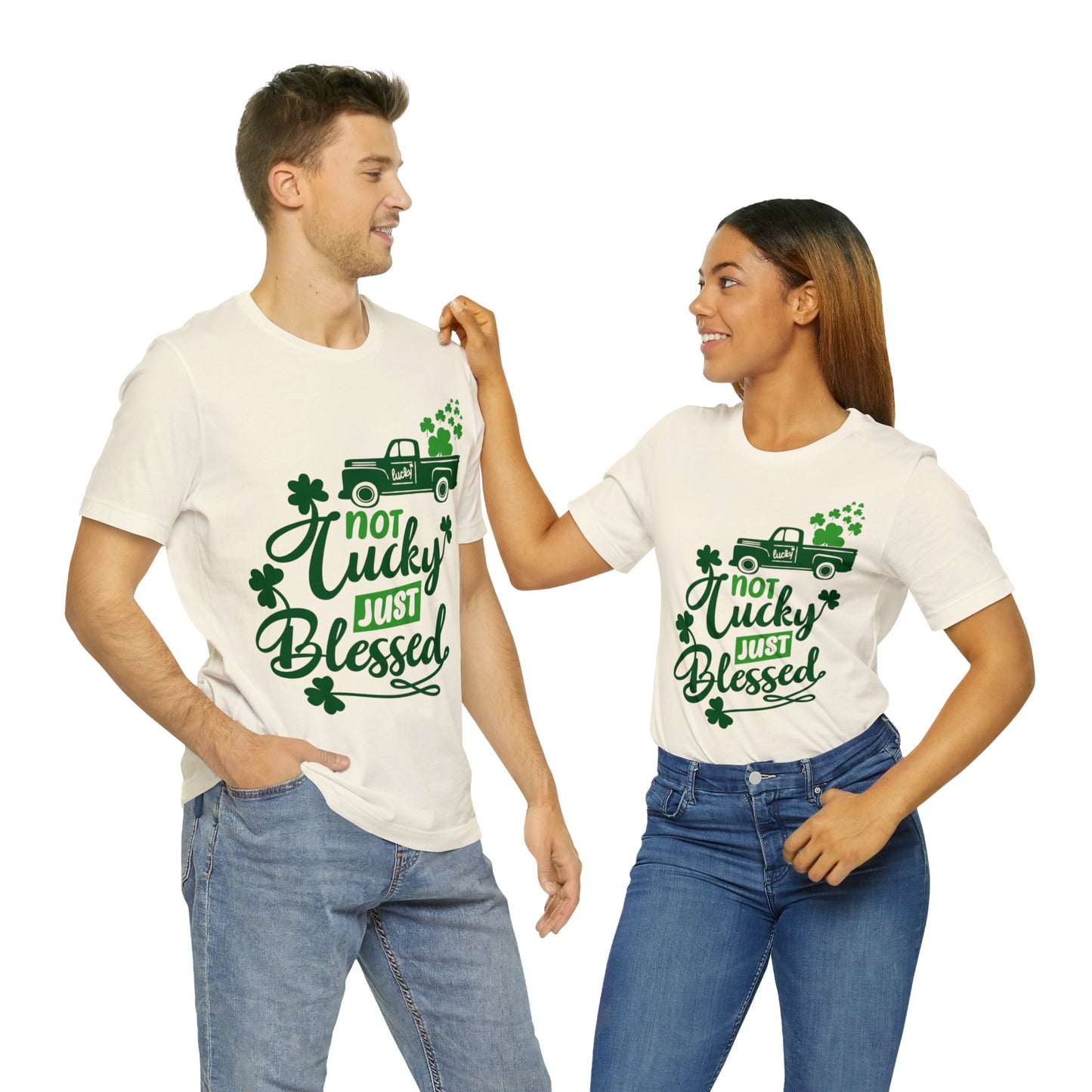 Not Lucky Just Blessed St Patrick's Day shirt Feeling Lucky Shirt Clover Shirt