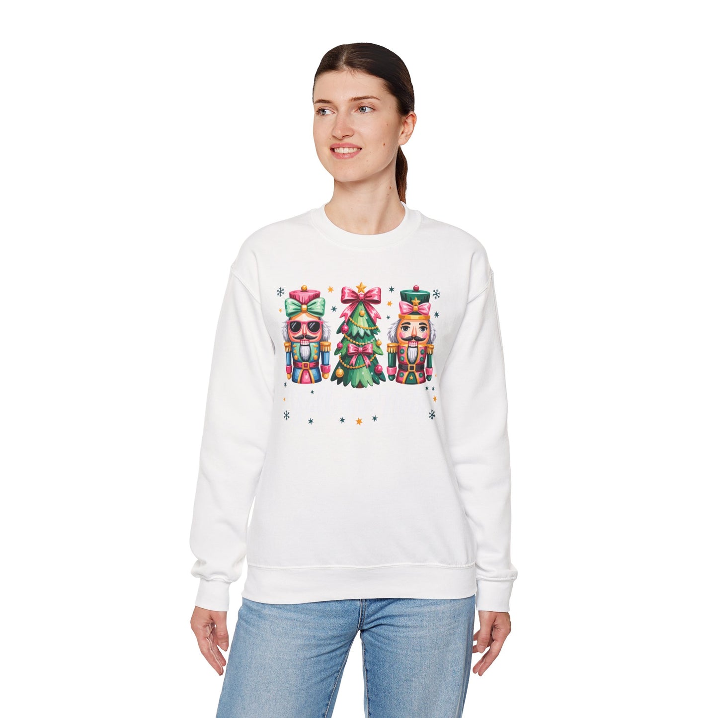 Nutcracker Characters and Christmas Tree Sweatshirt