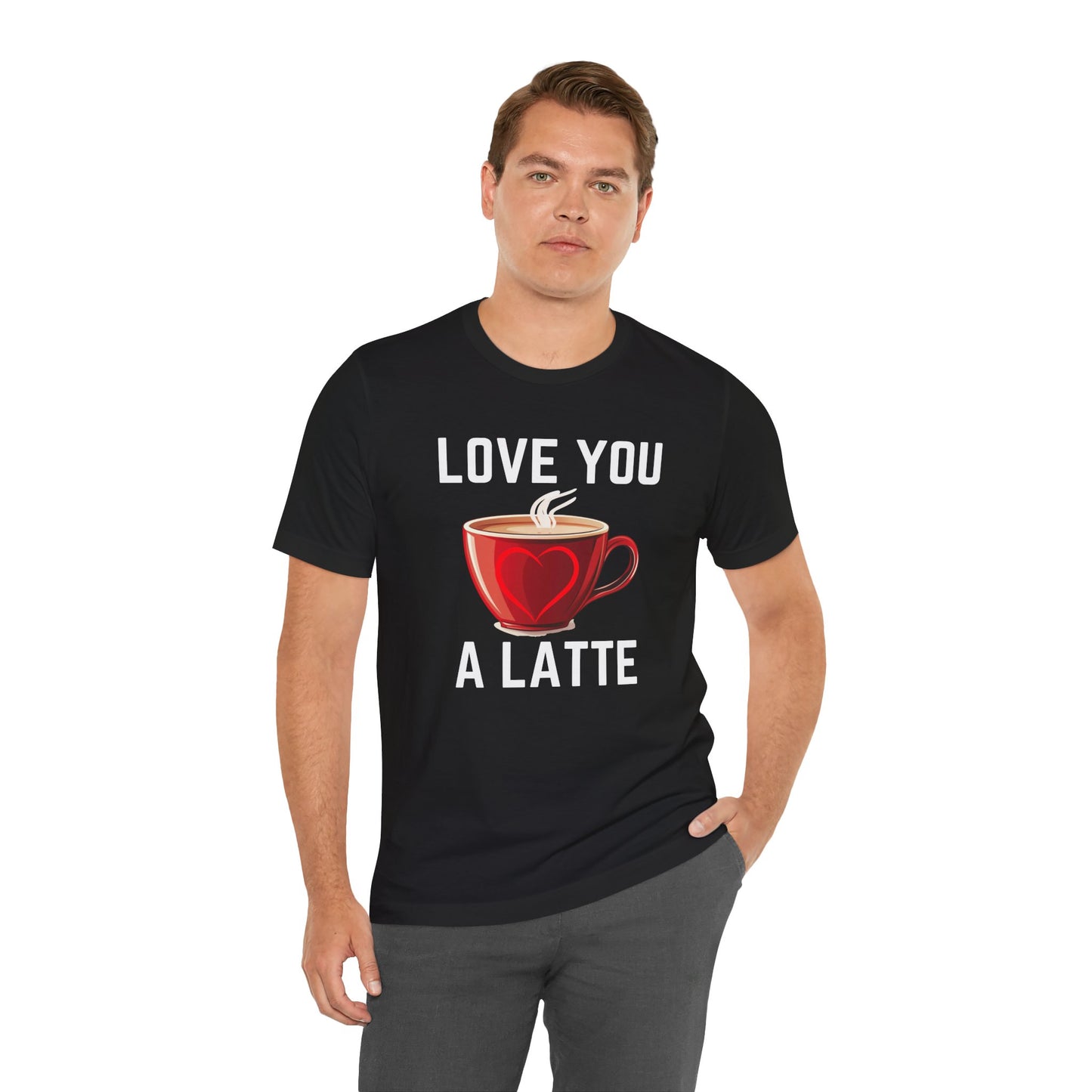 Coffee Lover Unisex Tee - Love You A Latte