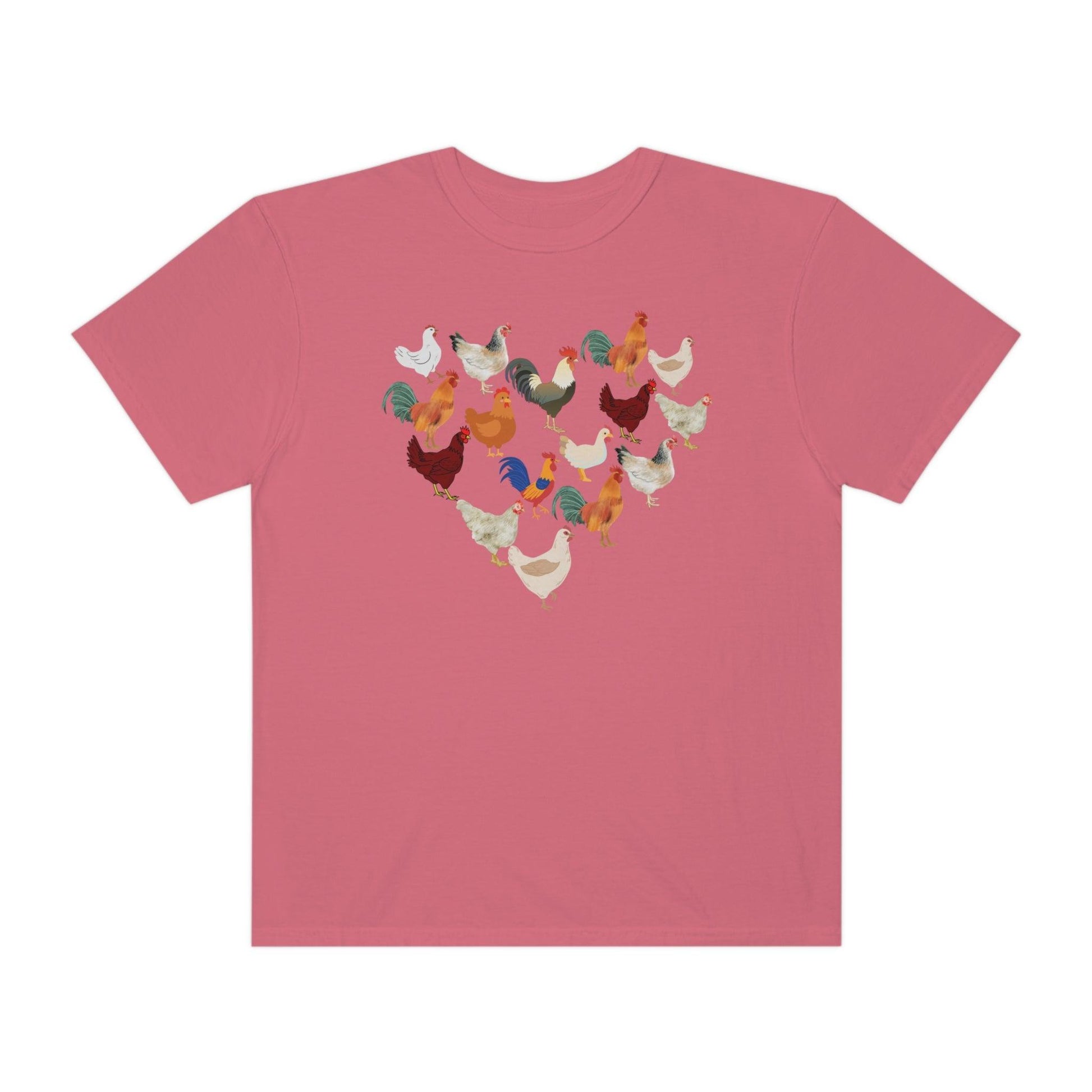 Love Chicken Shirt Chicken Tee Chicken Owner Gift - Gift For Chicken Lover gift - Giftsmojo