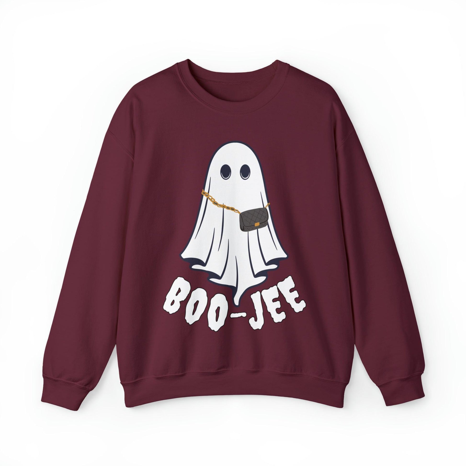 Boo-Jee Sweatshirt, Boo Halloween Sweatshirt, Spooky Ghost Sweatshirt, Boo Jee Shirt, Halloween Ghost Sweatshirt, Halloween Boo Shirt - Giftsmojo