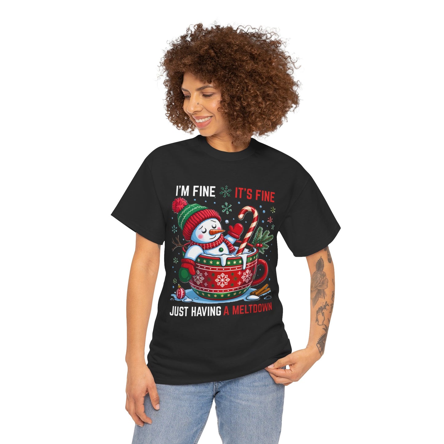 Snowman Meltdown Tee