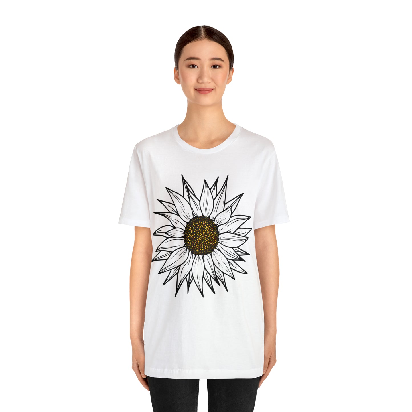 Sunflower Shirt, Floral Tee Shirt, Flower Shirt, Garden Shirt, Womens Fall Summer Shirt Sunshine Tee, Gift for Gardener, Nature love shirt