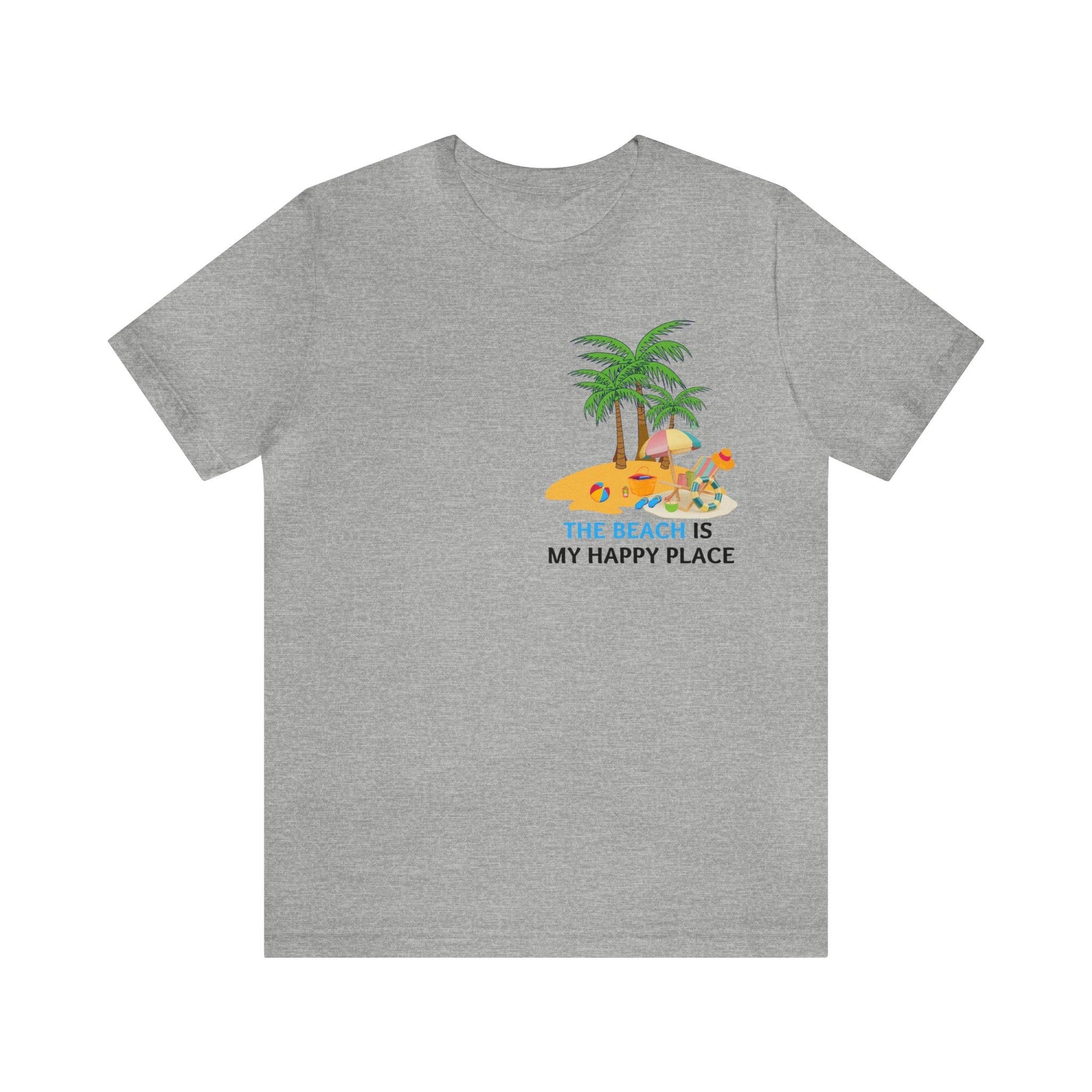 Beach shirt, The Beach is My Happy Place shirt, Beach t-shirt, Summer shirt - Giftsmojo
