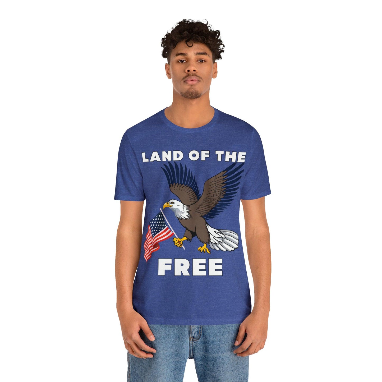 "Land of the Free, Home of the Brave: Celebrate Independence Day with Patriotic Shirts, Flag shirt - Freedom, Fireworks, and More