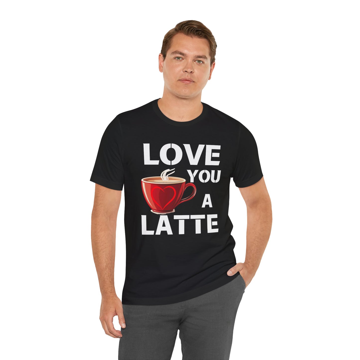 Coffee Lover Unisex Tee - Love You A Latte