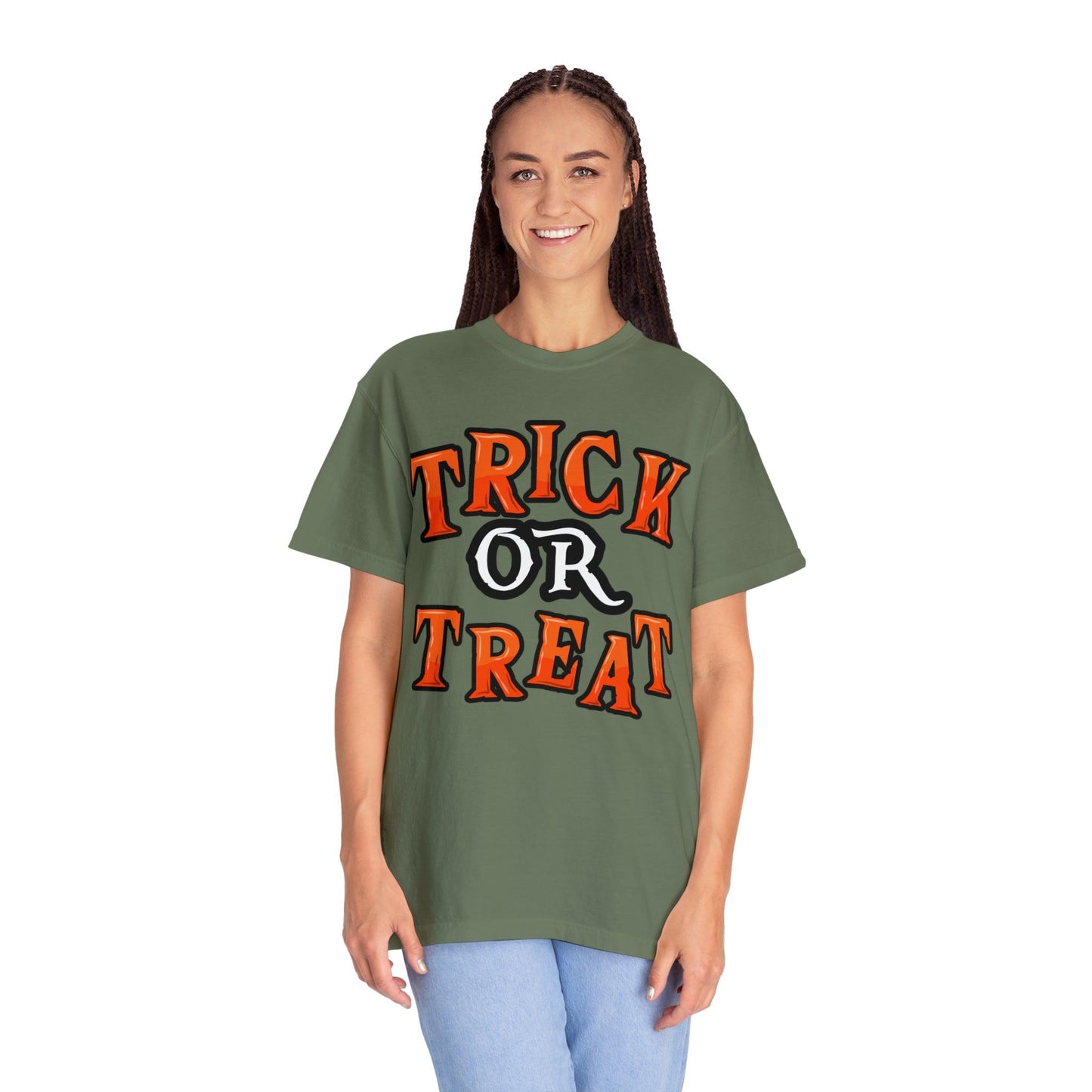 Cute Trick or Treat Shirt for Women and Men Vintage Shirt Halloween Shirt Retro Halloween Costume - Giftsmojo