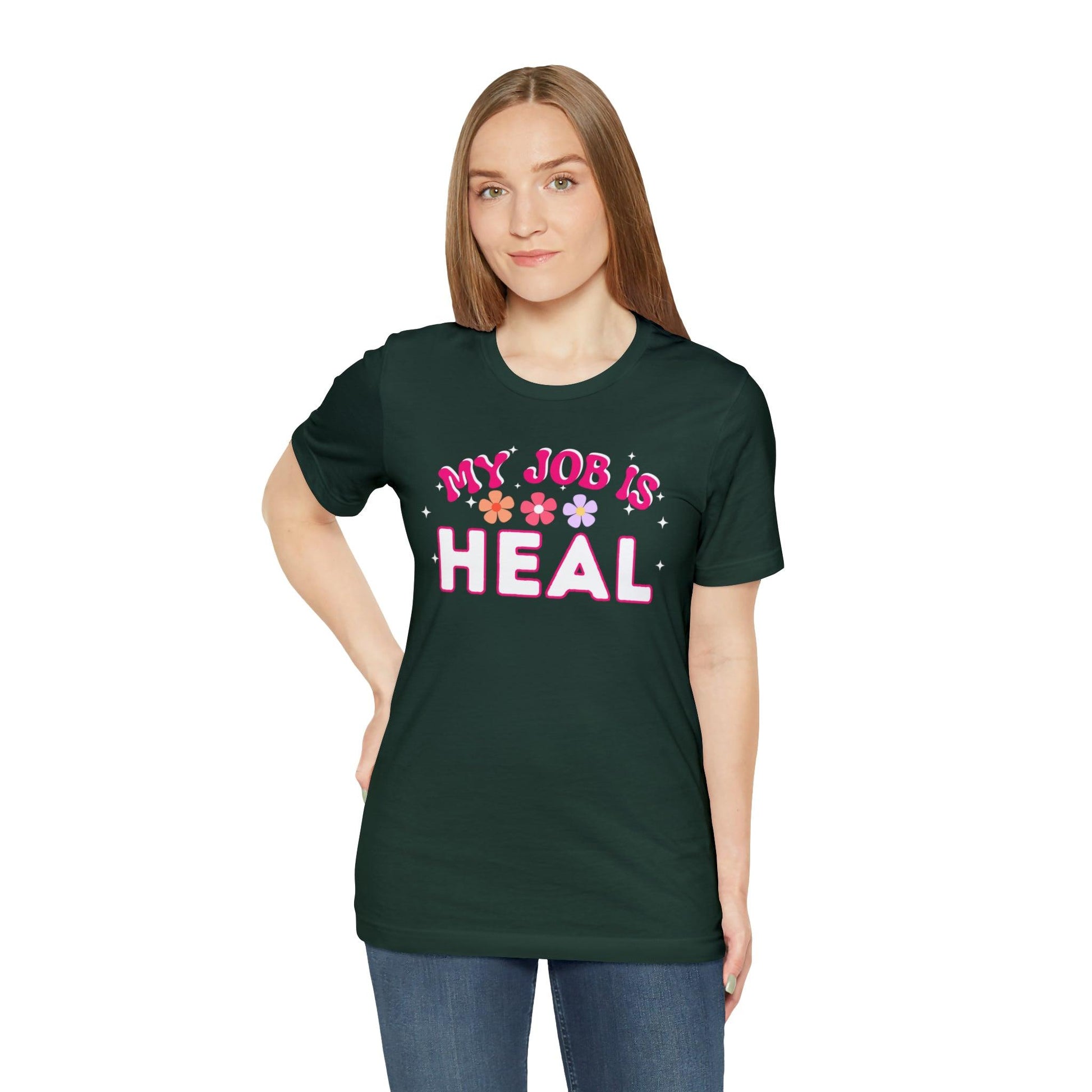 My Job is Heal Shirt Doctor Shirt Nurse Shirt - Giftsmojo