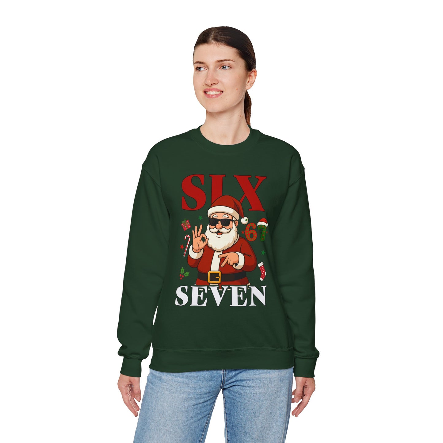 Six Seven Santa Sweatshirt
