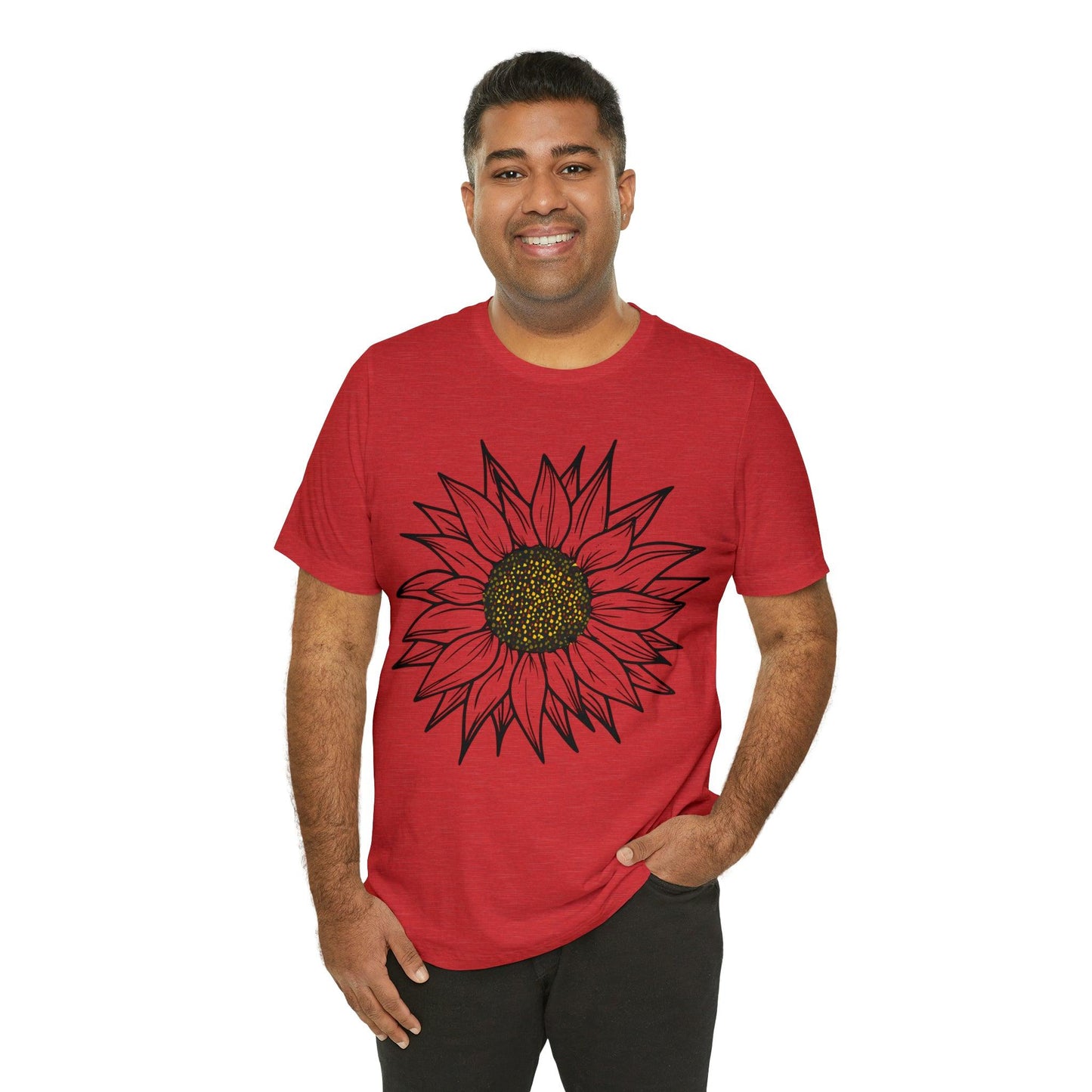 Sunflower Shirt, Floral Tee Shirt, Flower Shirt, Garden Shirt, Womens Fall Summer Shirt Sunshine Tee, Gift for Gardener, Nature love shirt - Giftsmojo