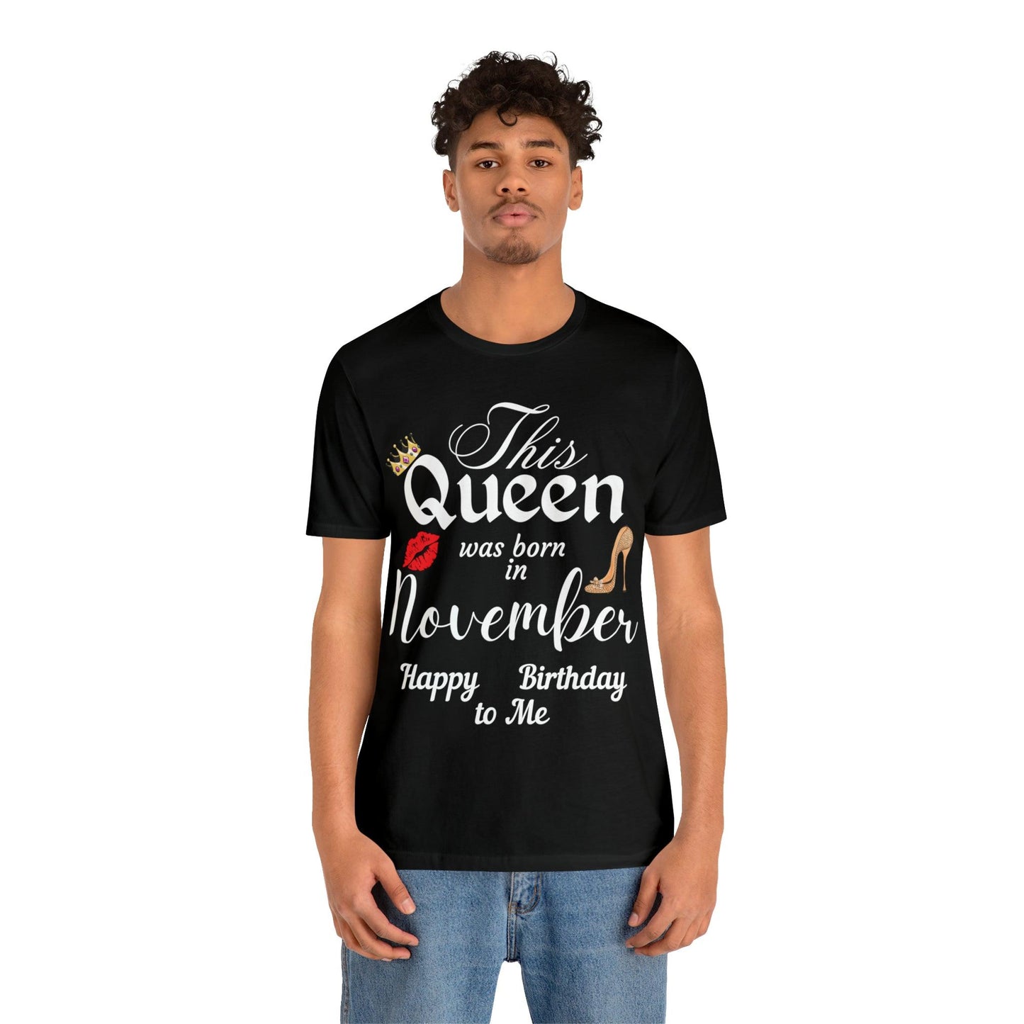 Birthday Queen Shirt, Gift for Birthday, This Queen was born in November Shirt, Funny Queen Shirt, Funny Birthday Shirt, Birthday Gift - Giftsmojo