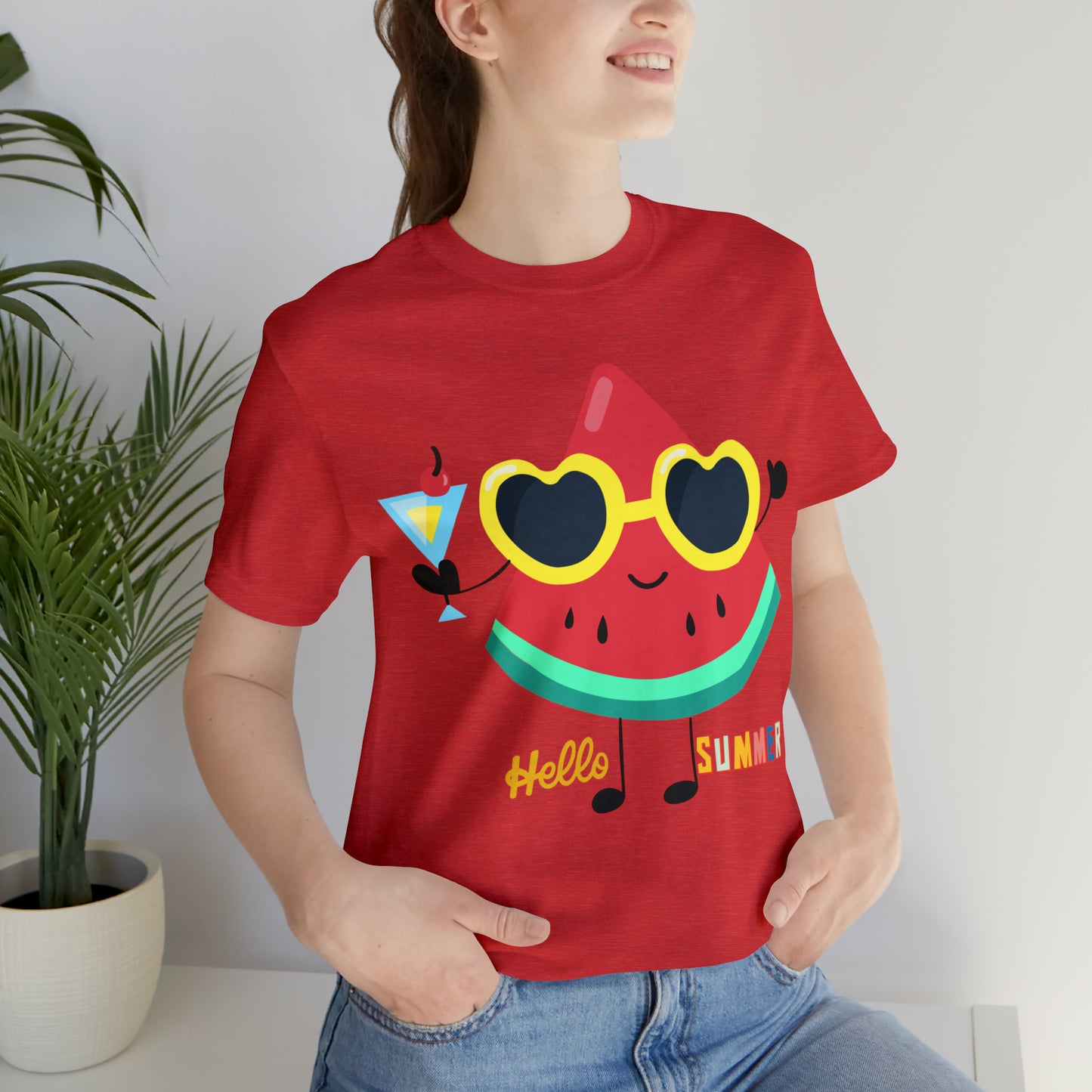 Funny Hello Summer Shirt, Water Mellon shirt, Summer shirts for women and men