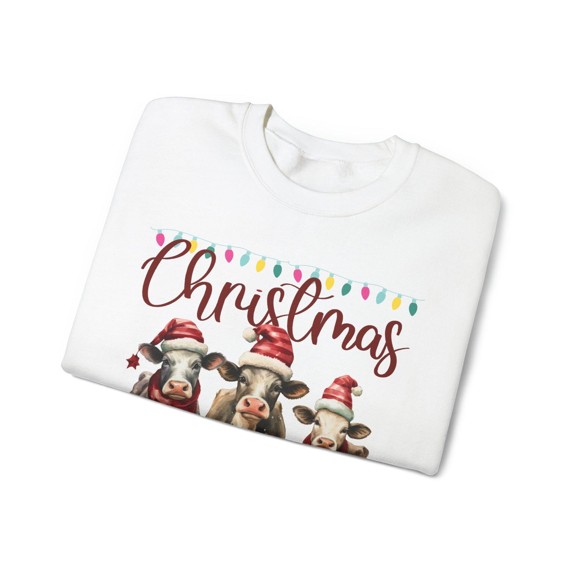 Farm Christmas Sweatshirt Christmas in The Barn Sweatshirt Christmas Farm Sweatshirt Christmas Sweater Trendy Christmas Shirt Farmers - Giftsmojo