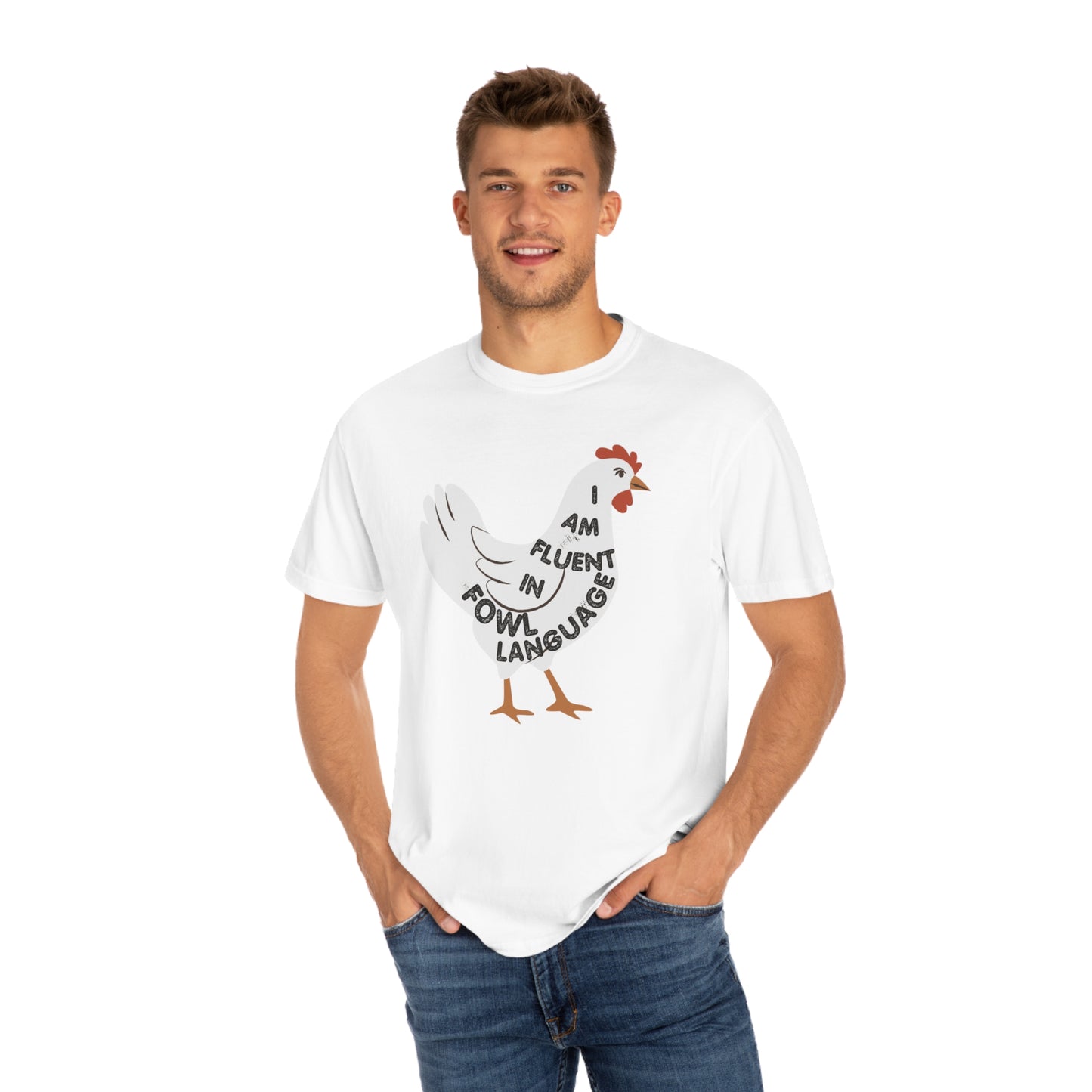 Chicken Shirt Chicken Tee Chicken Owner Gift - Gift For Chicken Lover gift, Fluent in Fowl Language shirt