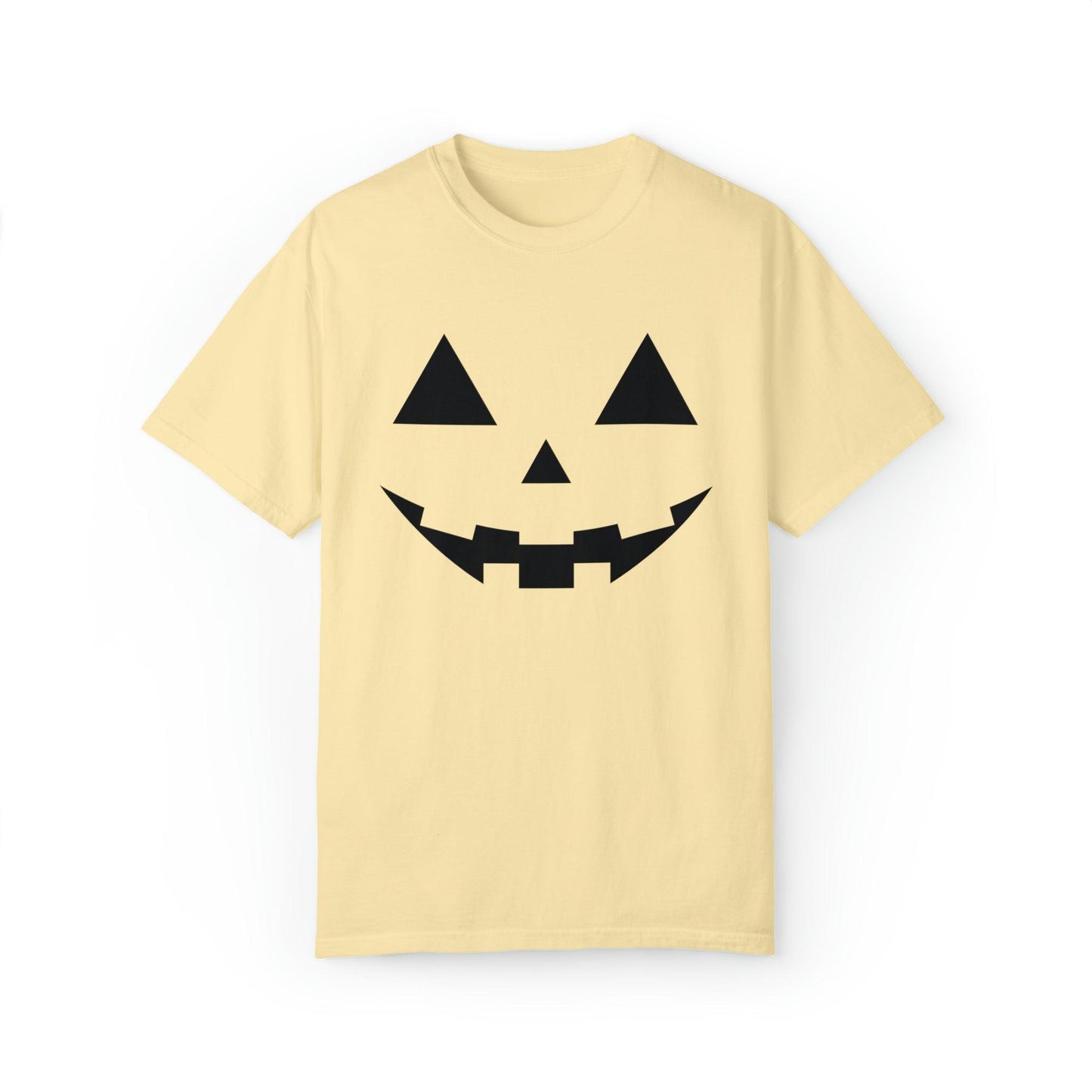 Cute Pumpkin Face Shirt Retro Halloween Tshirt, Vintage Shirt Halloween Shirt Pumpkin Face Halloween Costume Comfort Colors - Giftsmojo