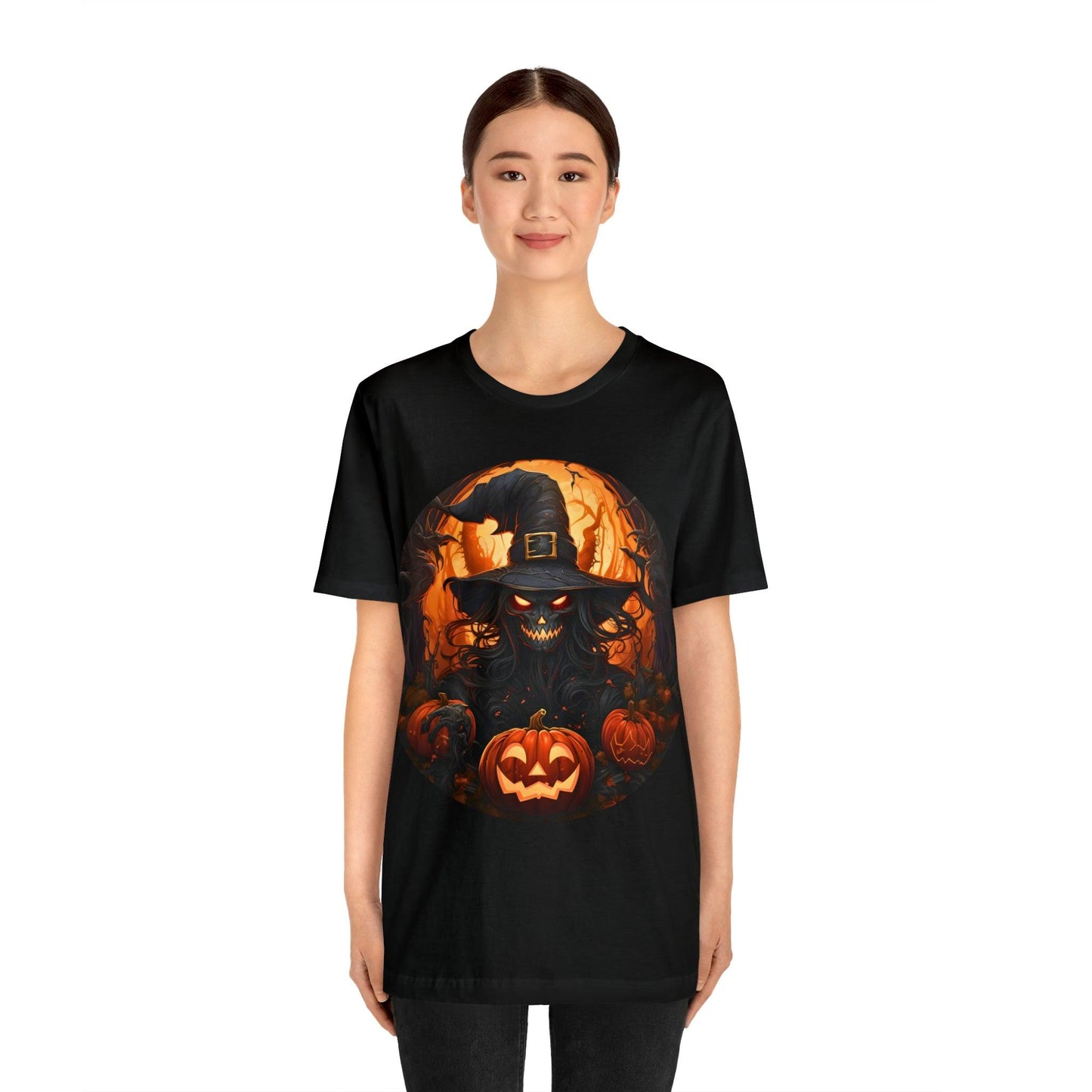 Spooky Jack O Lantern Pumpkin Face Shirt Pumpkin Face Halloween Costume Scary Faces, Pumpkin Silhouette, Vintage Shirt Halloween Shirt - Giftsmojo