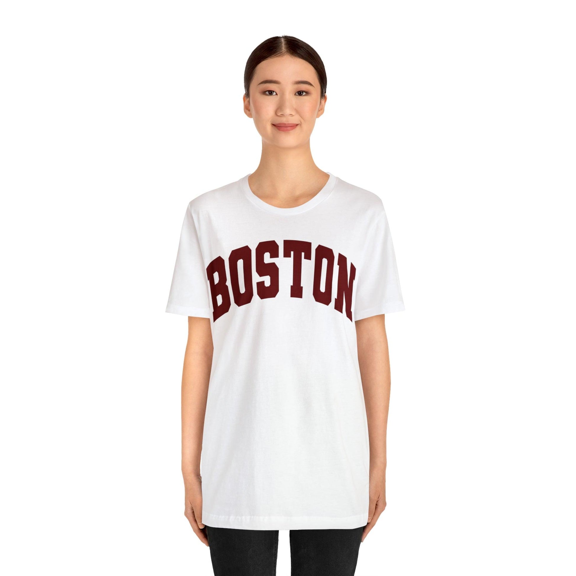 Boston Shirt Boston Souvenir Boston TShirt, Boston Gift Boston Massachusetts Shirt - Giftsmojo