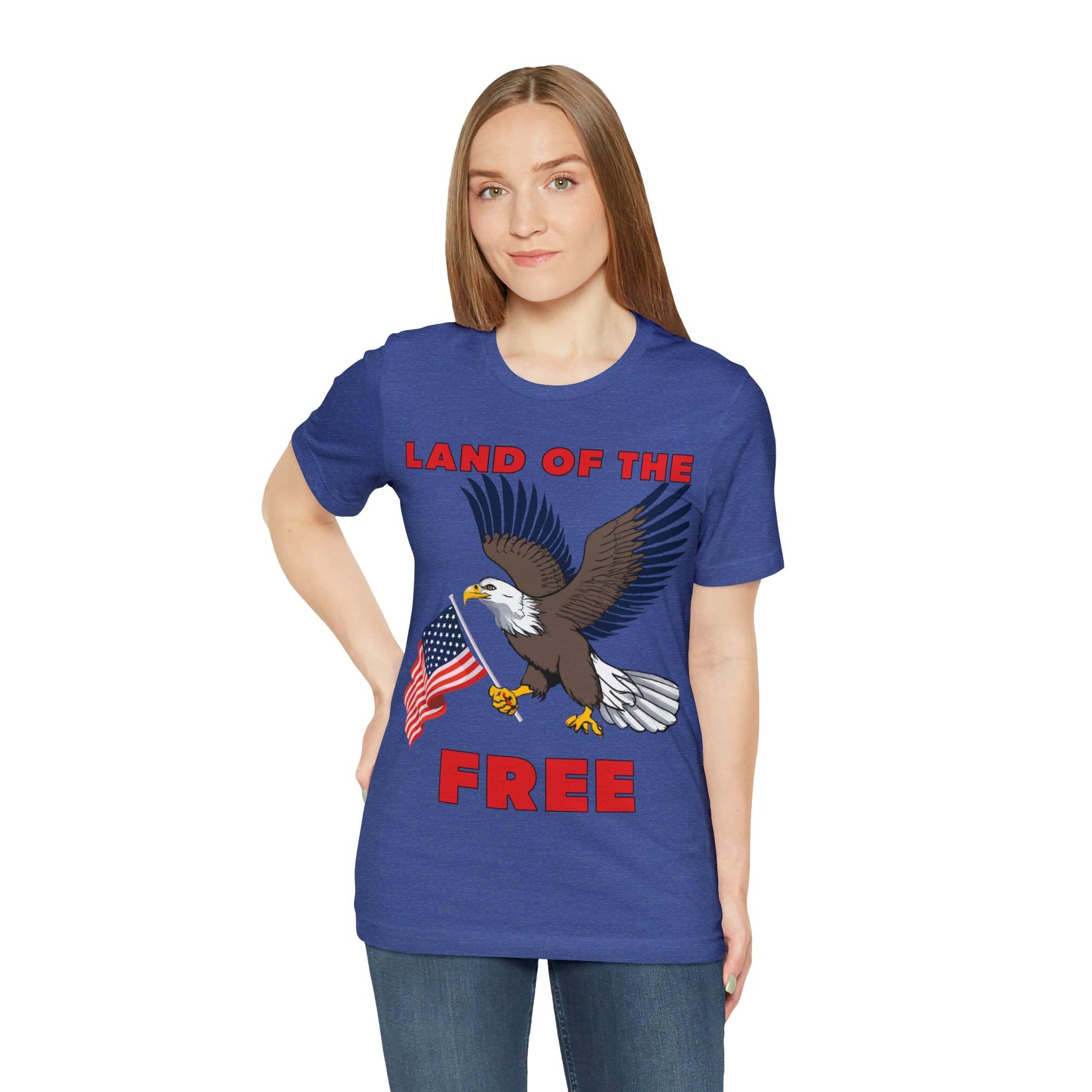 Land of the Free: Celebrate Independence Day with Patriotic Shirts, Flag shirt - Freedom, Fireworks, and More - Giftsmojo