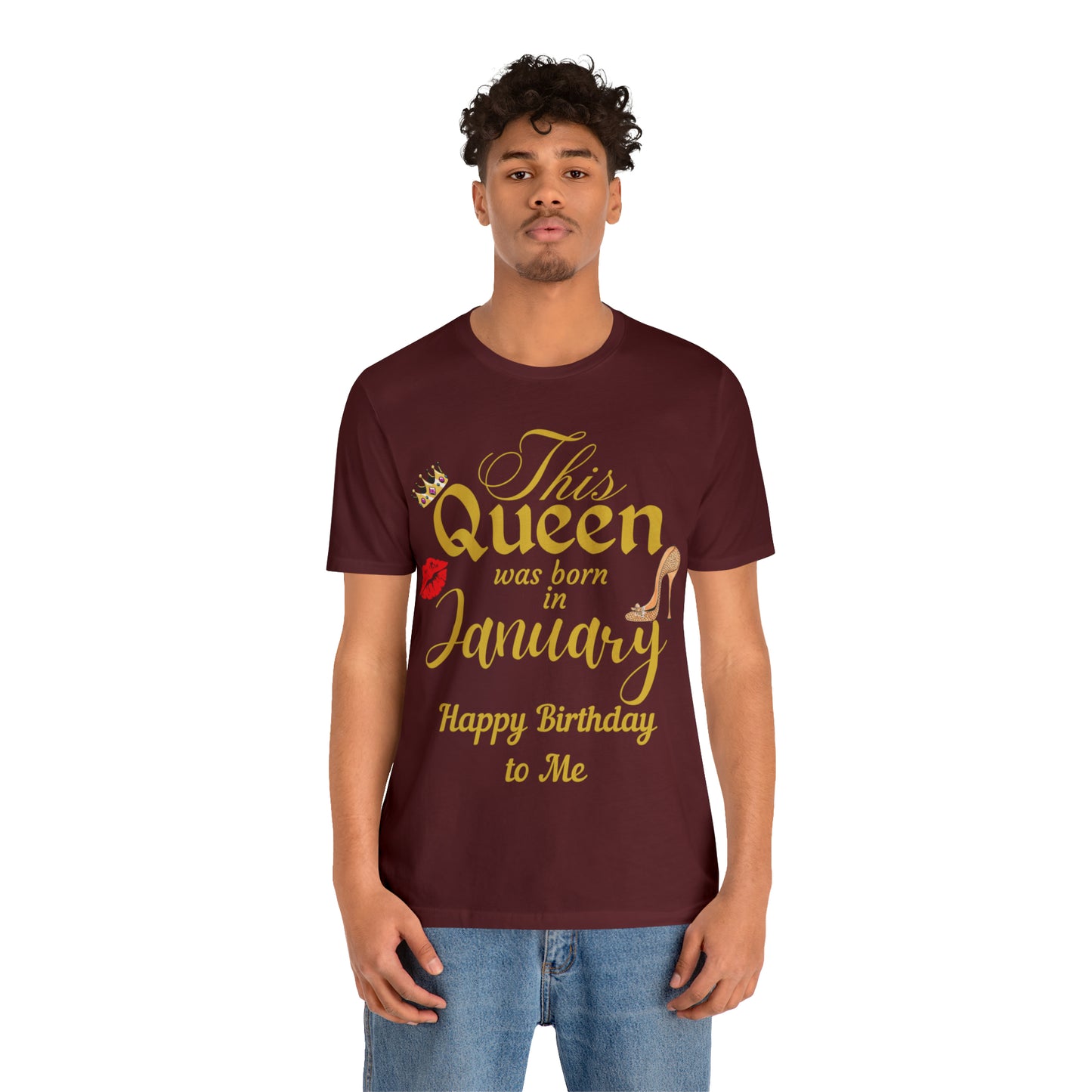 Birthday Queen Shirt, Gift for Birthday, This Queen was born in January Shirt, Funny Queen Shirt, Funny Birthday Shirt, Birthday Gift