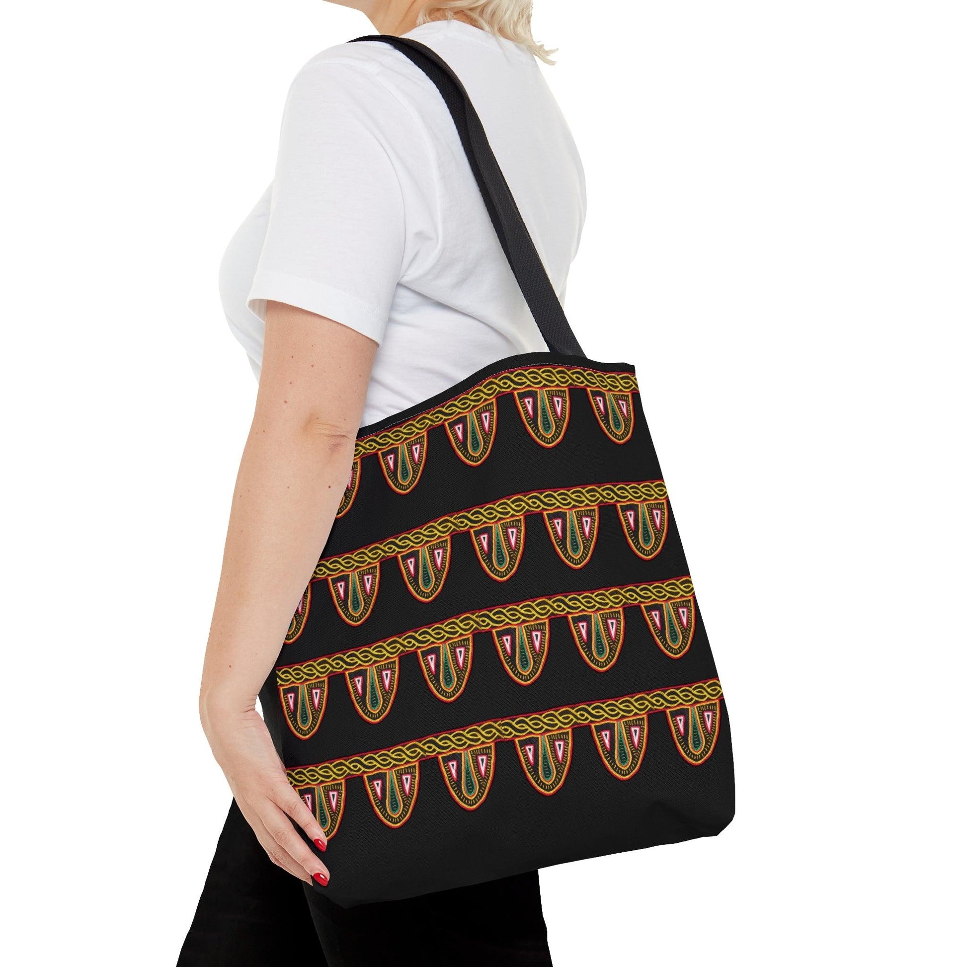 Bamenda Pattern Bag, Cameroon Pattern Tote Bag African Pattern Tote Bag Aesthetic Bag, Custom Tote Bag, All Over Print - Giftsmojo