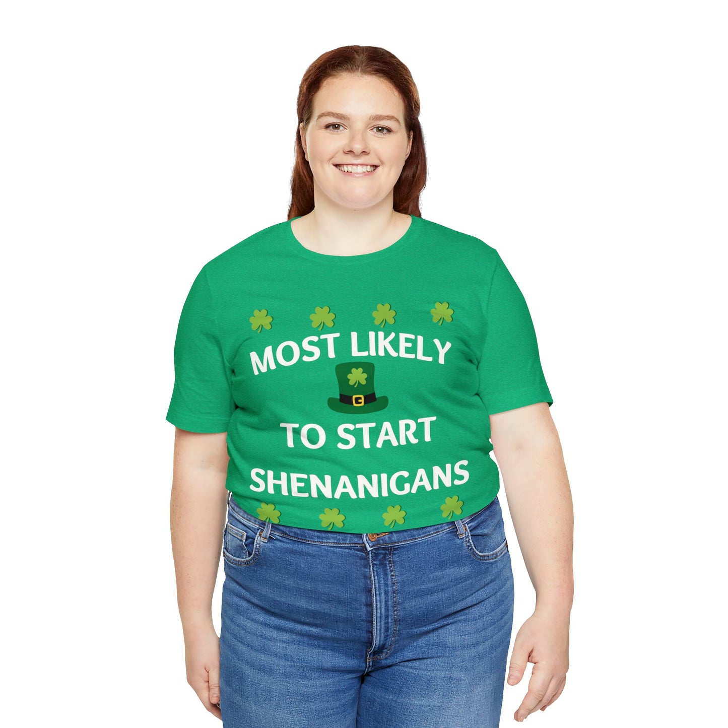 Most likely to start Shenanigans Family Matching St Patricks Shirt