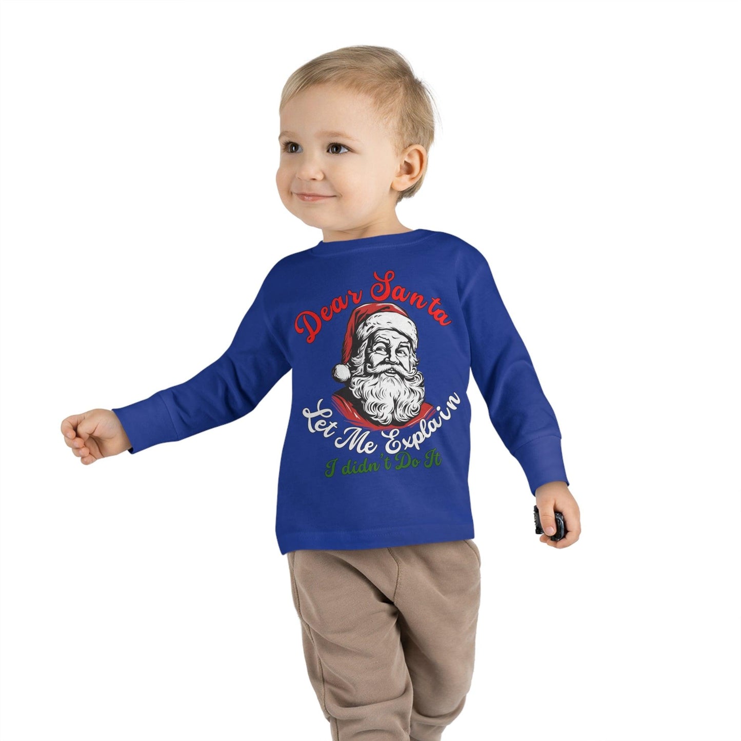 Christmas Shirt for Kids Christmas Outfit for Kids Dear Santa Let Me Explain I Didn't Do It Shirt - Giftsmojo