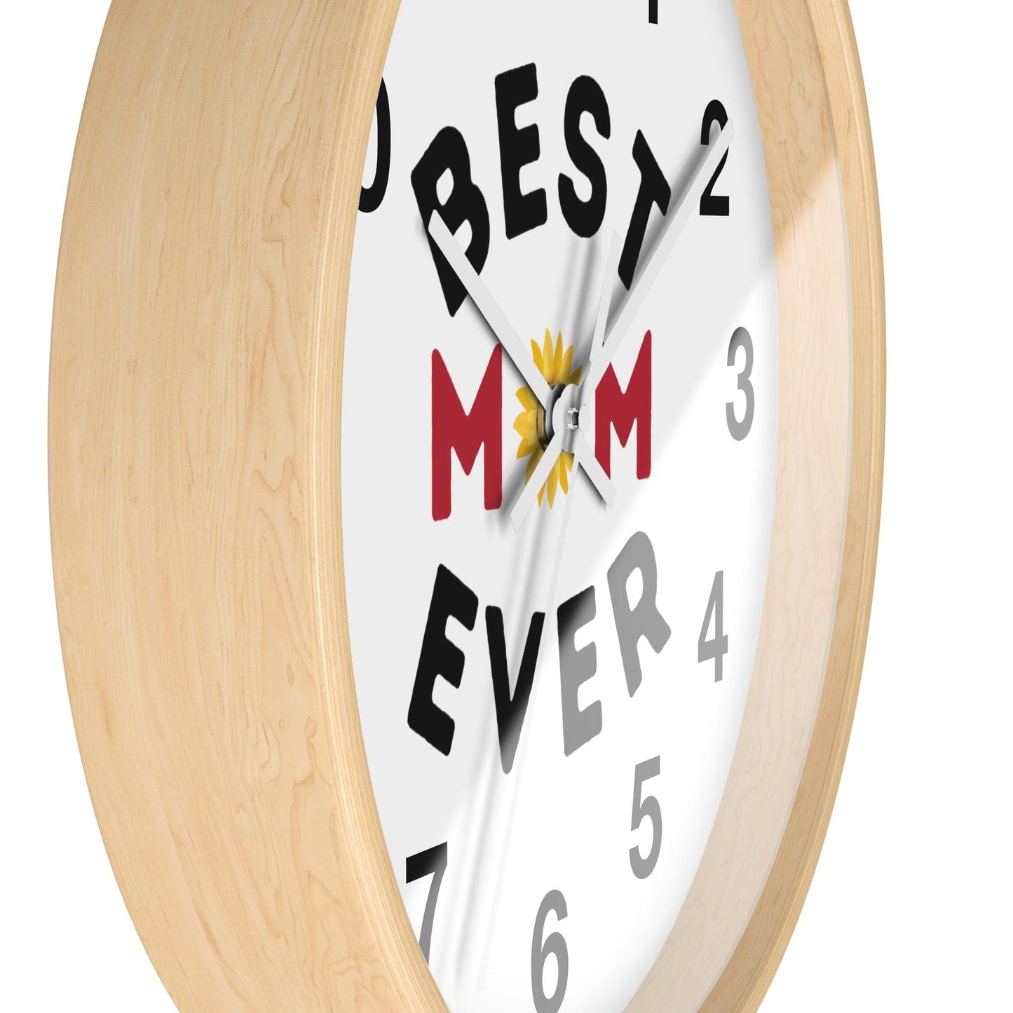 Best Mom Ever Clock, Wall Clock, Gift for Mom Home decor gift, House Warming gift, New Home Gift, - Giftsmojo