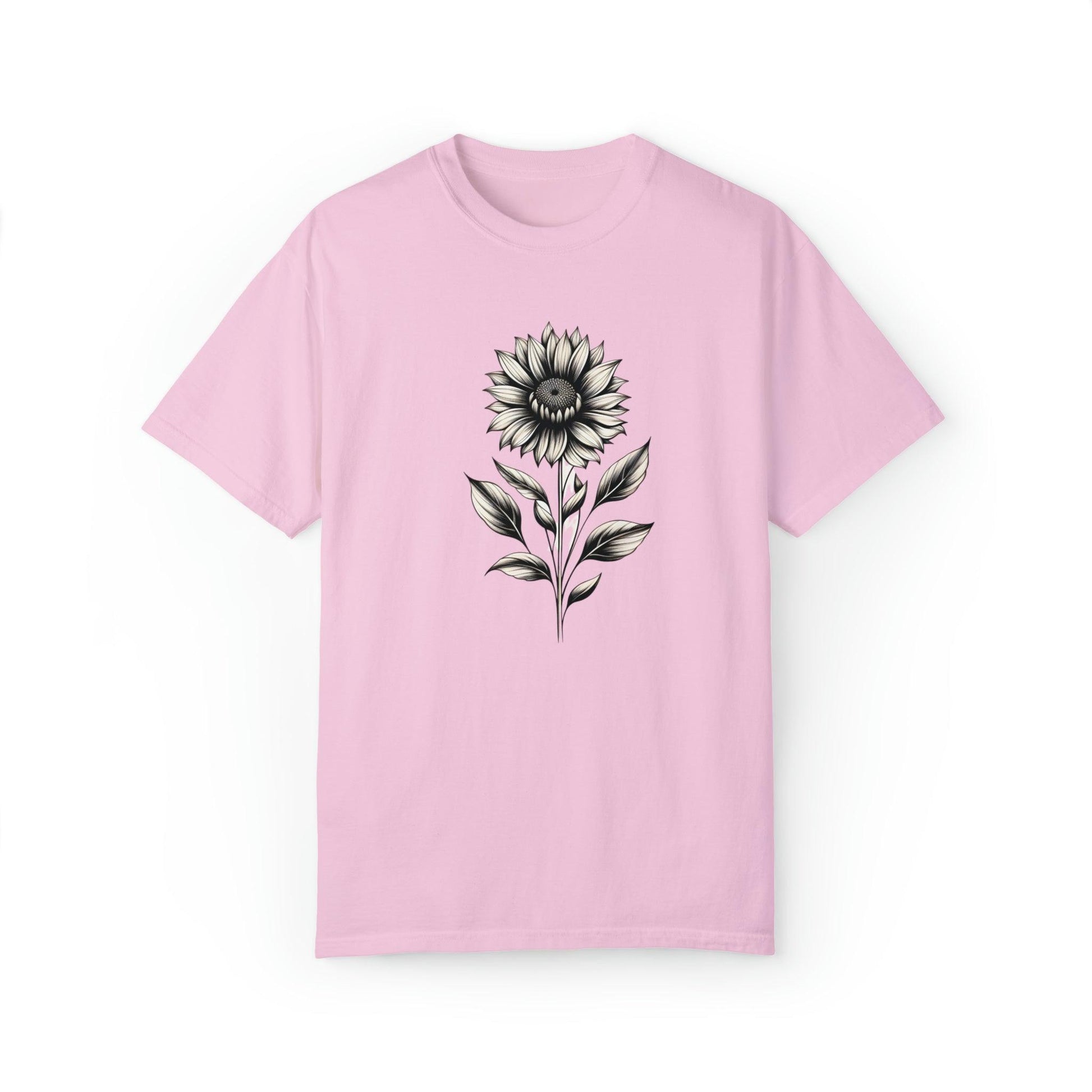 Sunflower Shirt Flower Shirt Aesthetic, Floral Graphic Tee Floral Shirt Flower T-shirt, Wild Flower Shirt Gift For Her Wildflower T-shirt - Giftsmojo