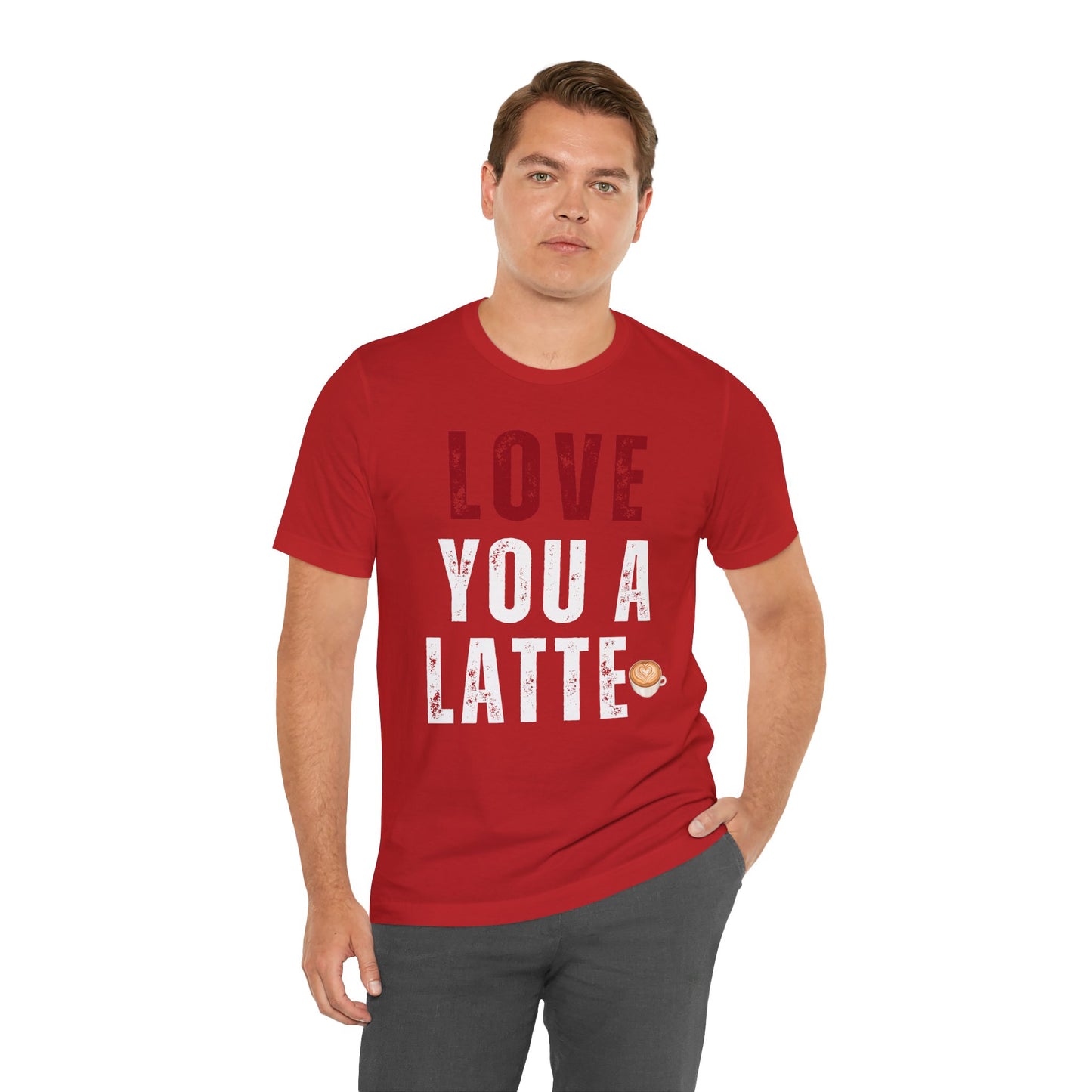 Coffee Lover Unisex Tee - Love You A Latte