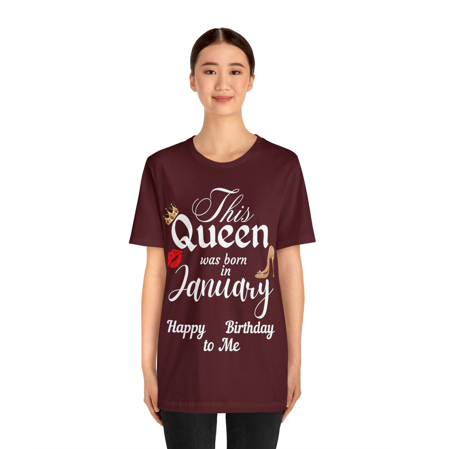 Birthday Queen Shirt, Gift for Birthday, This Queen was born in January Shirt, Funny Queen Shirt, Funny Birthday Shirt, Birthday Gift