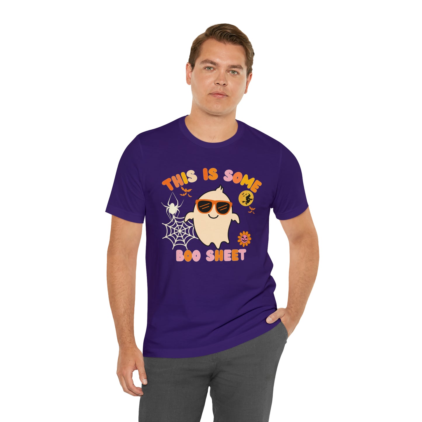 This Is Some Boo Sheet Funny Halloween Shirt Funny Halloween Costume Spooky Season Tee Funny Gift Shirt for Birthday Christmas Anniversary