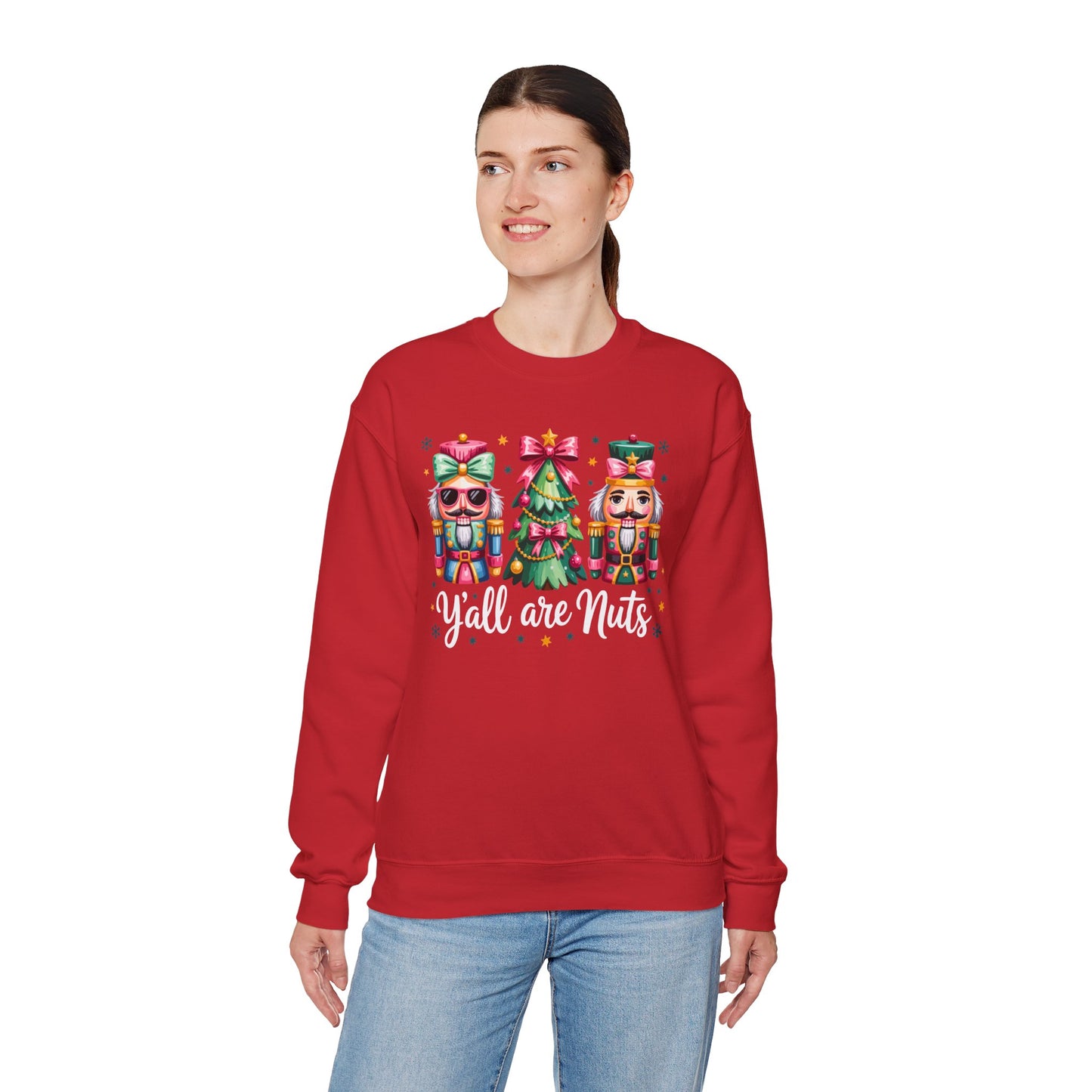 Nutcracker Characters and Christmas Tree Sweatshirt