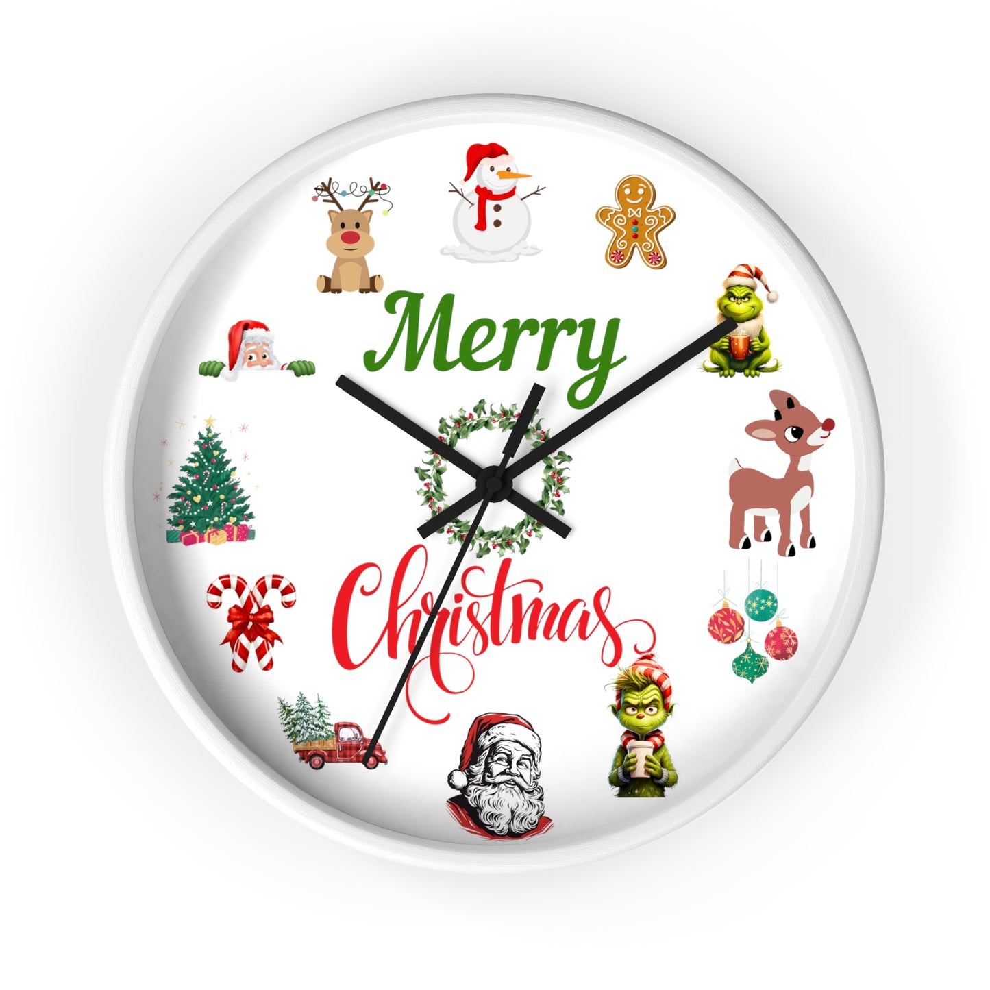 Christmas Wall Clock Family Christmas Gift Idea