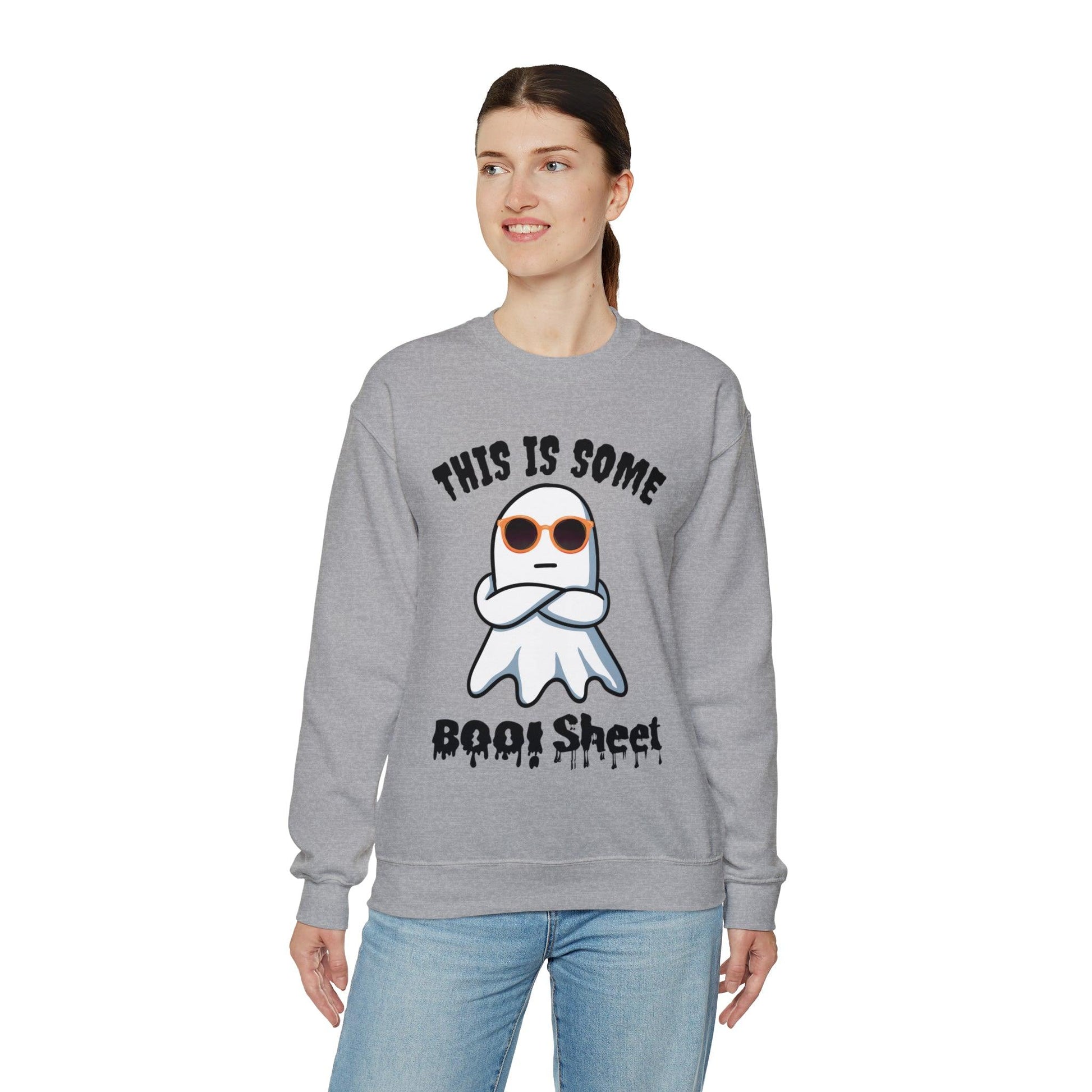 This Is Some Boo Sheet Funny HalloweenSweatshirt Funny Halloween Costume Spooky Season Tee Boo Ghost Sweatshirt Gift for Birthday Christmas - Giftsmojo