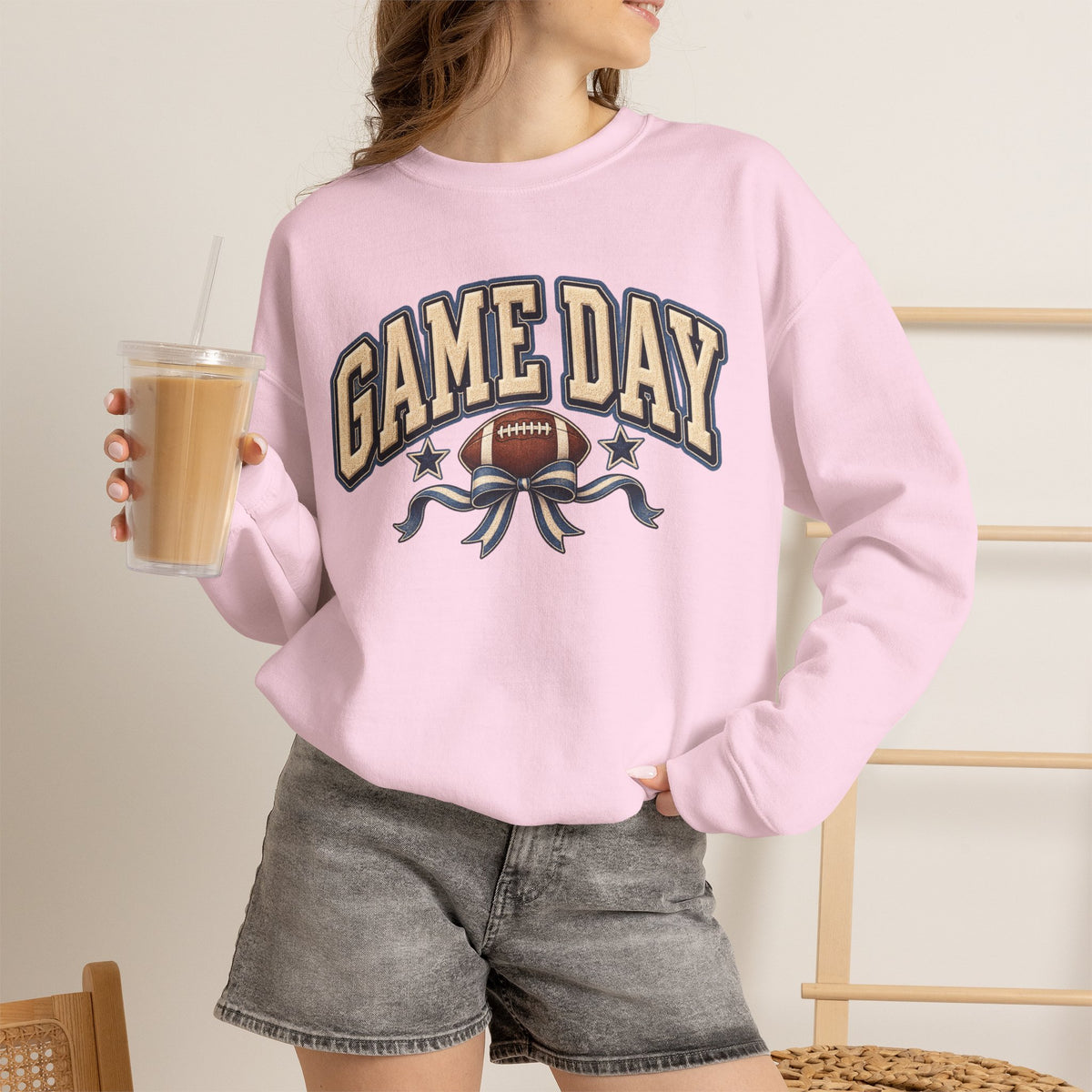 Game Day Football Crewneck Sweatshirt