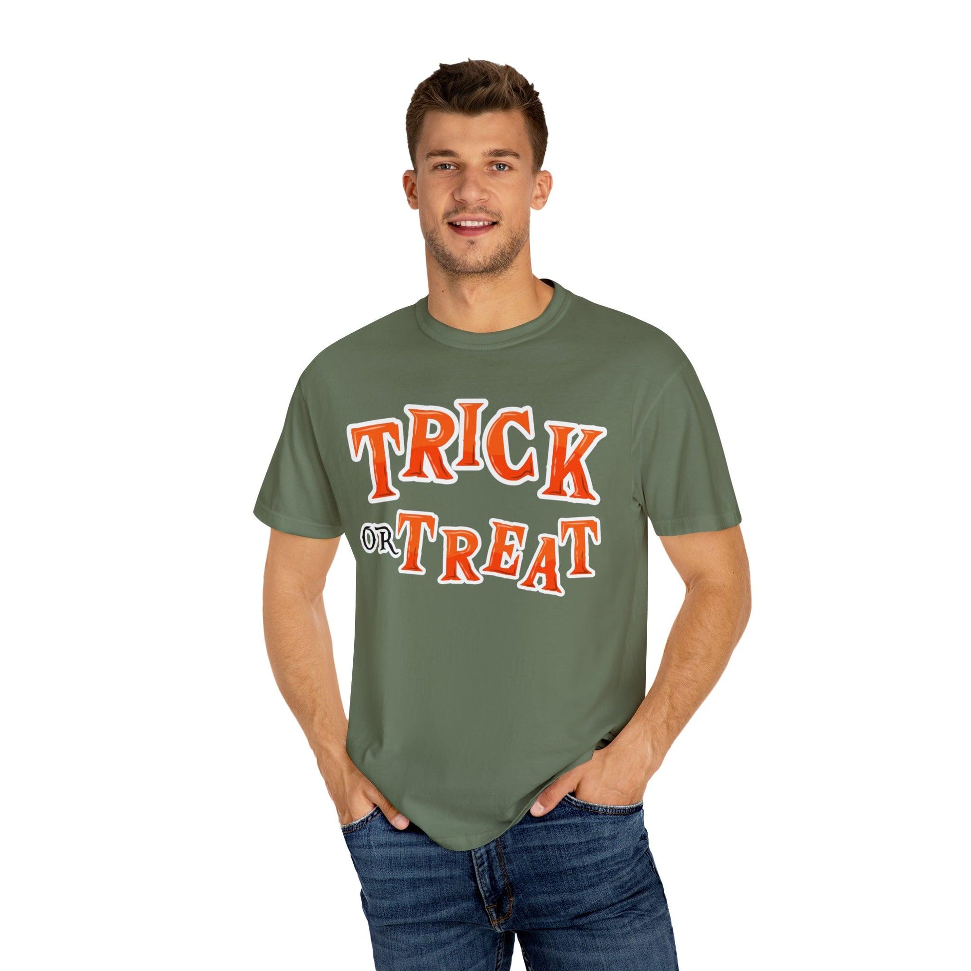 Retro Halloween Tshirt, Trick or Treat Shirt Halloween Costume Vintage Shirt Halloween Shirt Cute Spooky Shirt, Halloween Gift Halloween T-shirt - Giftsmojo