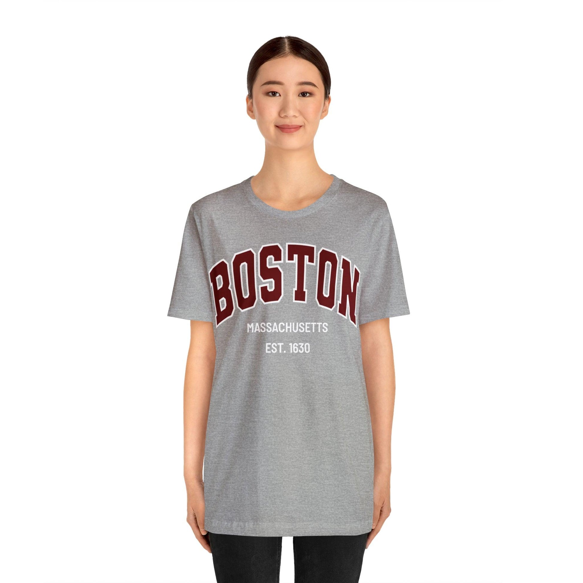 Boston Massachusetts T-shirt, Boston Shirt Boston Souvenir Boston TShirt, Boston Gift - Giftsmojo