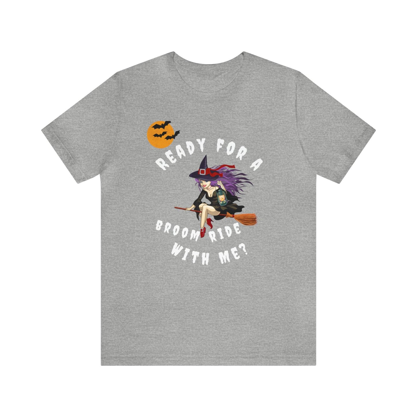 Ready for a Broom Ride with Me Halloween shirt, Witch shirt, Halloween tshirt, Halloween outfit, Work Halloween Costume - Giftsmojo