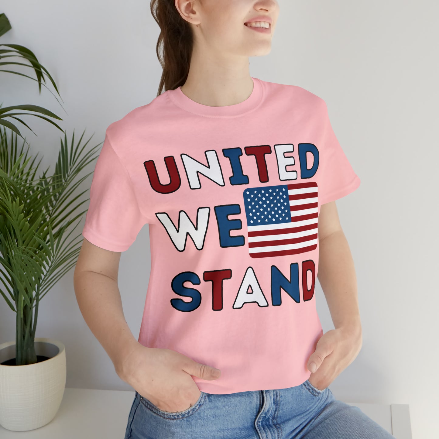 United We Stand shirt, USA Flag shirt, 4th of July shirt, Independence Day shirt