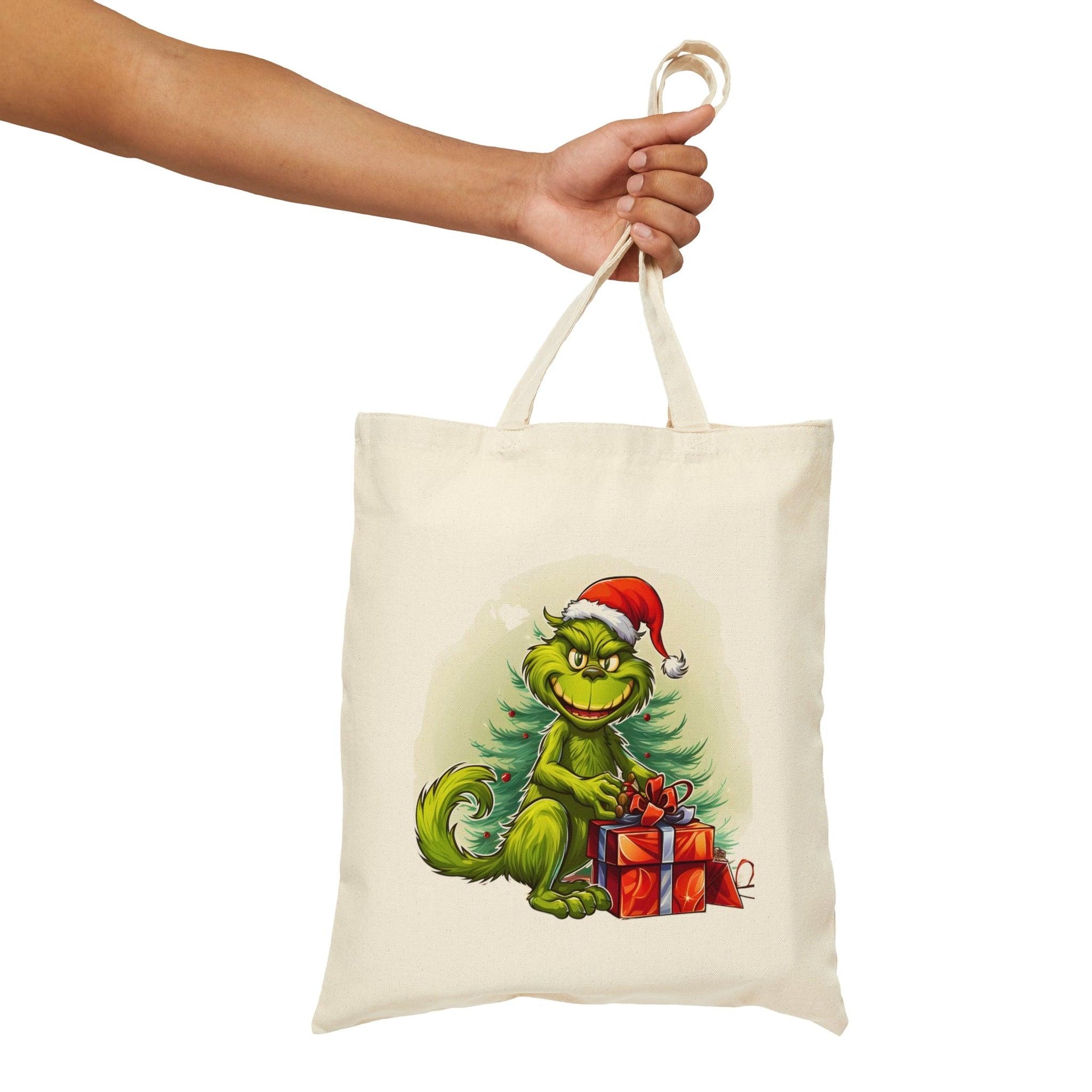 Grinch Tote Bag Christmas Bag Christmas Tote Bag The Grinch Bag Grinch Stealing Christmas Canvas Tote Bag Shopping Bag Gift For Women Totes Birthday Gift Bag - Giftsmojo