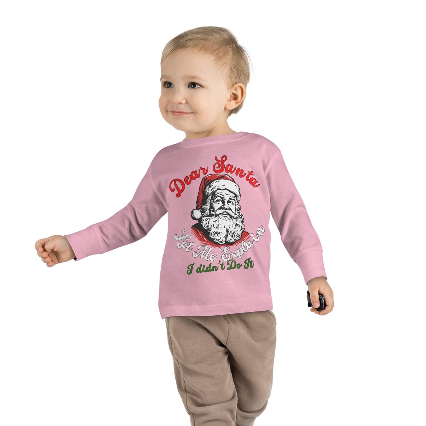 Christmas Shirt for Kids Christmas Outfit for Kids Dear Santa Let Me Explain I Didn't Do It Shirt - Giftsmojo