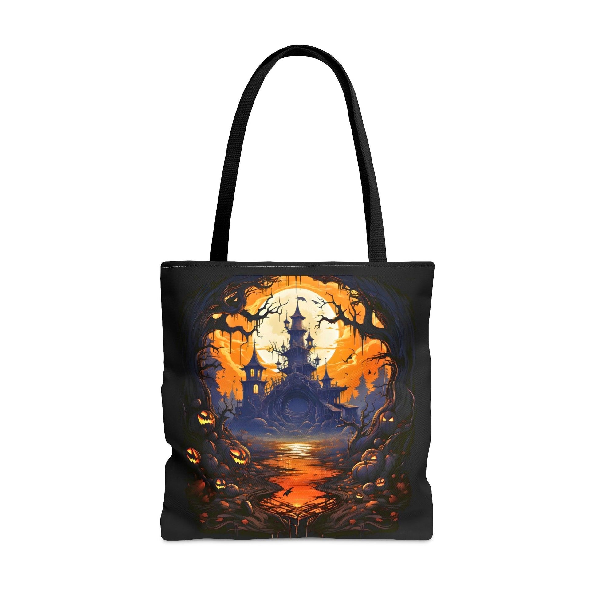 Happy Halloween Bag Trick or Treat Bag Love Fall Pumpkin Tote Bag Cute Market Bag - Aesthetic Bag, Fall Tote Bag, Mom Bag Canvas Bag - Giftsmojo