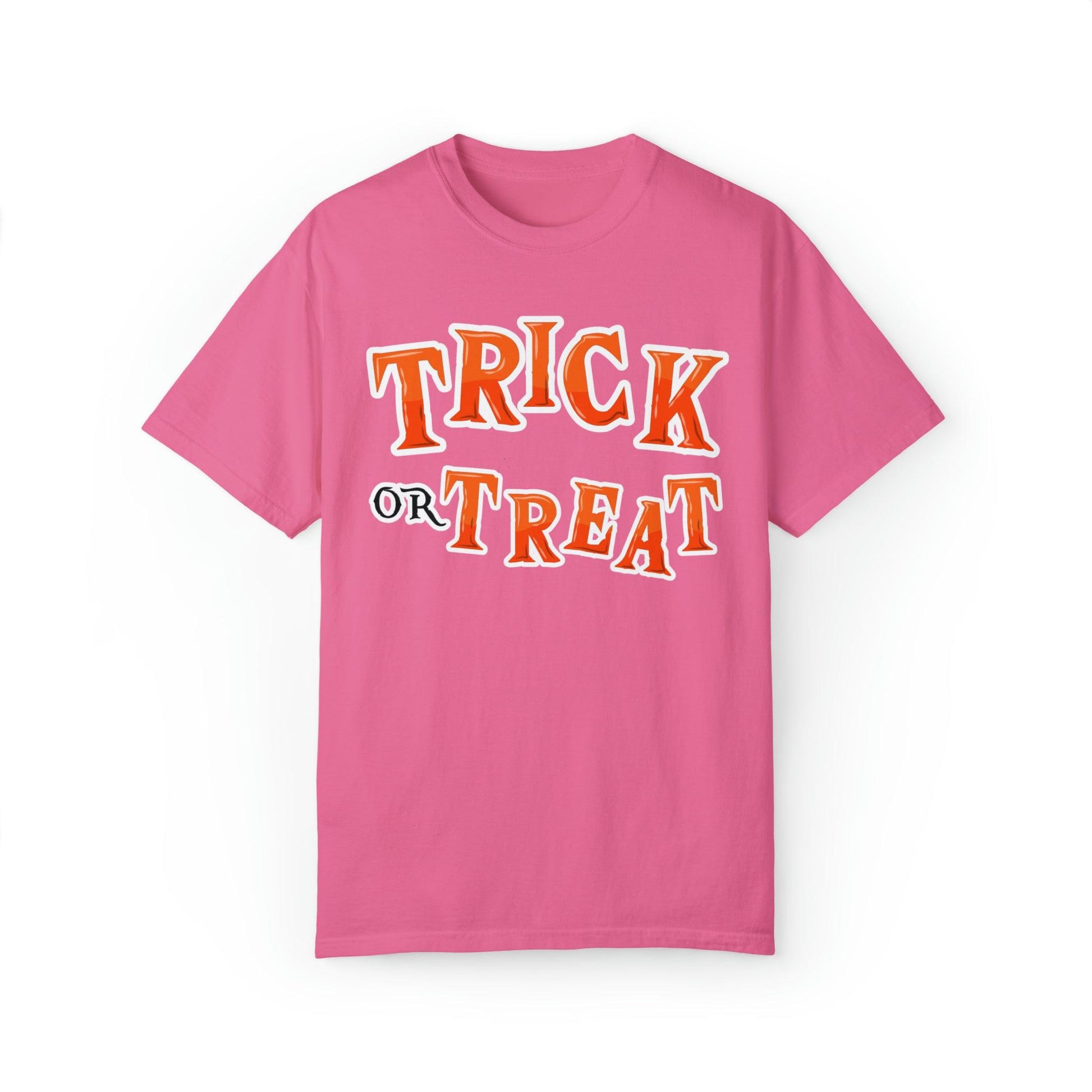 Retro Halloween Tshirt, Trick or Treat Shirt Vintage Shirt Halloween Shirt Cute Spooky Shirt, Halloween Gift Halloween T-shirt - Giftsmojo