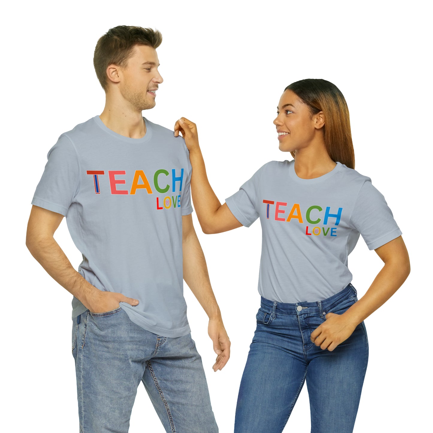 I Teach Love Shirt, Teacher Shirt, Teacher Appreciation Gift for Teachers