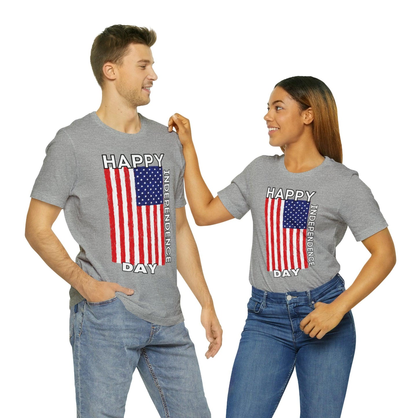 Show Your Patriotism with USA Flag Shirts: Independence Day, Fireworks, Freedom - Perfect for Women and Men on 4th of July - Giftsmojo