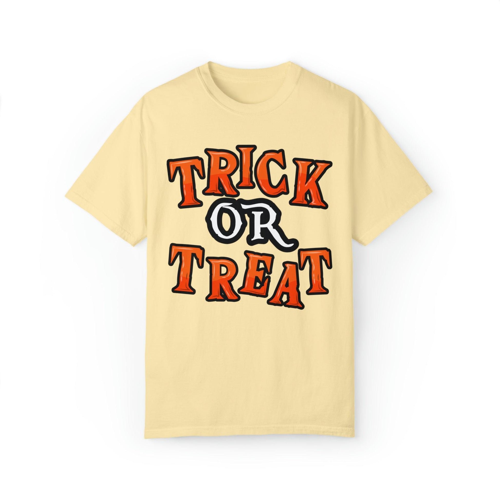 Cute Trick or Treat Shirt for Women and Men Vintage Shirt Halloween Shirt Retro Halloween Costume - Giftsmojo