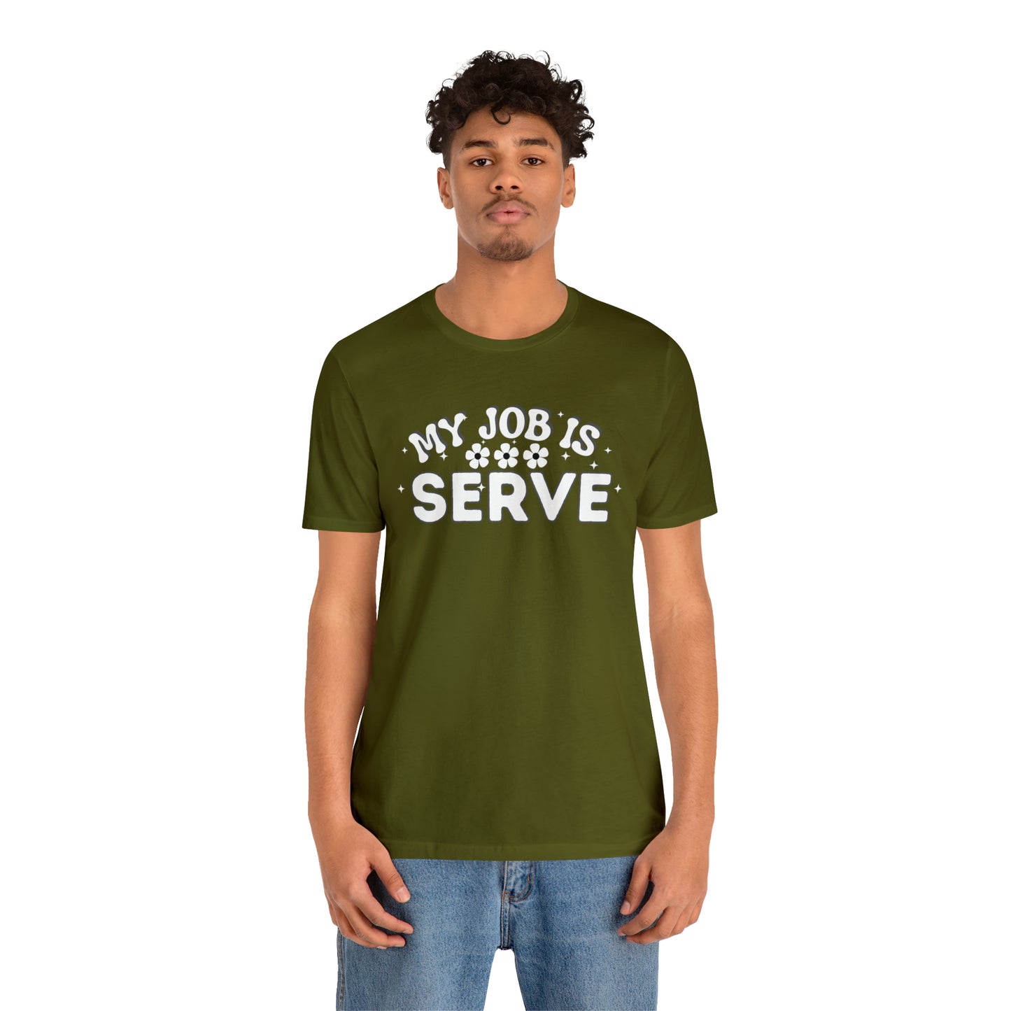 My Job is Serve Shirt Military Shirt Customer Service Shirt Waiter/Waitress Public Servant, Hotel Concierge, Caterer, Flight Attendant, Bartender Barista