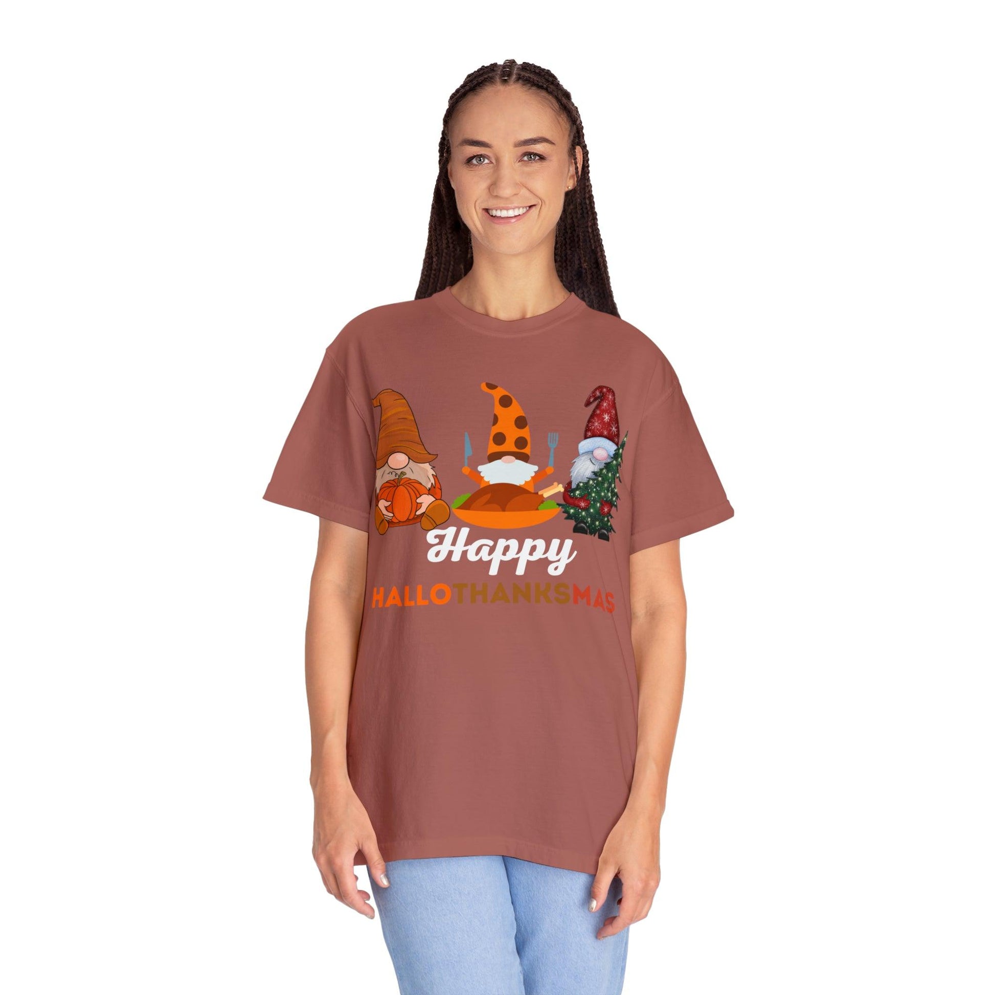 Happy HALLOTHANKSMAS Gift for Fall Halloween Thanksgiving Christmas Gift - Giftsmojo